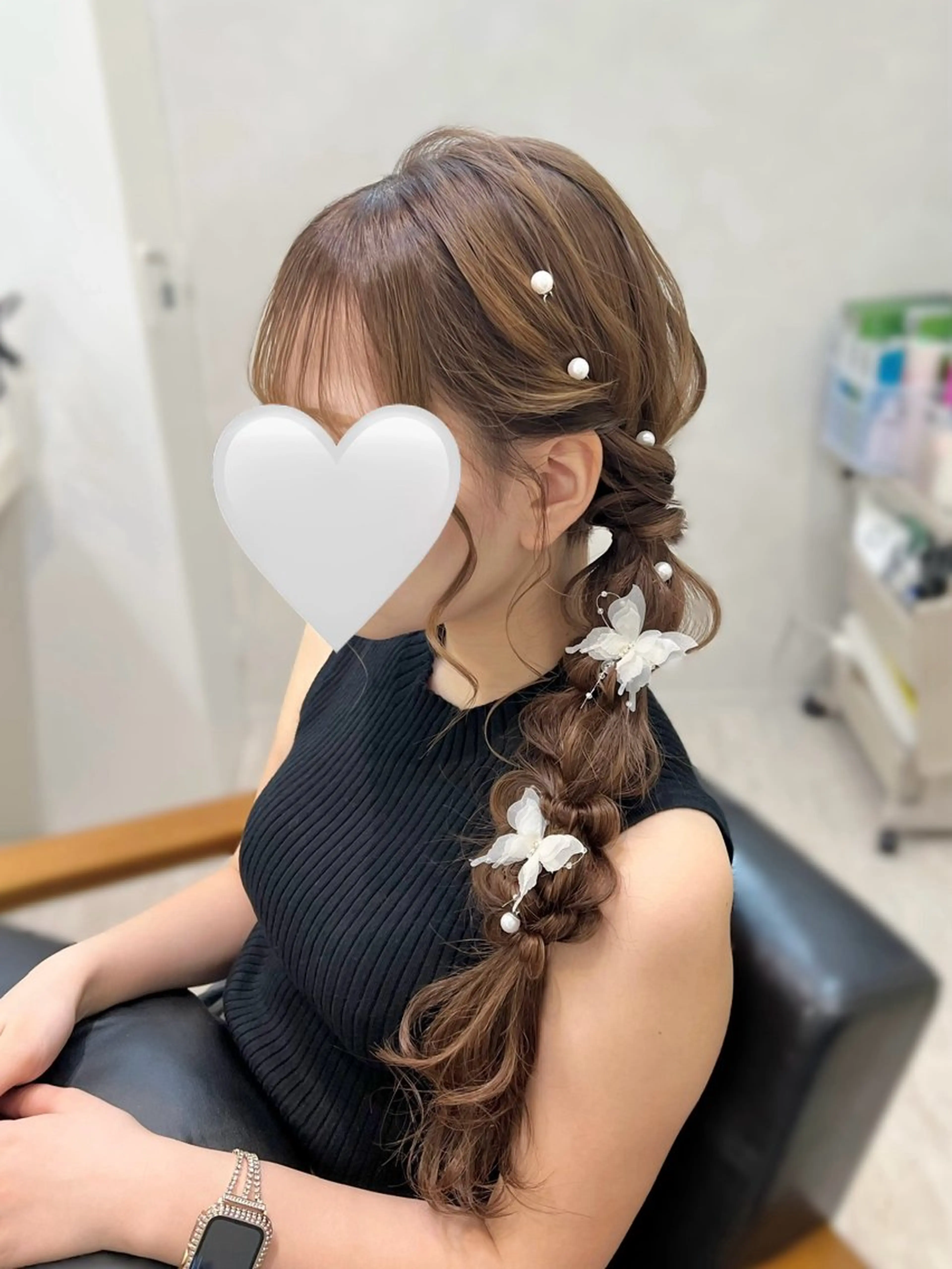 ロング ヘアアレンジ 菅村 緋莉🎀ガーリーヘアのヘアスタイル