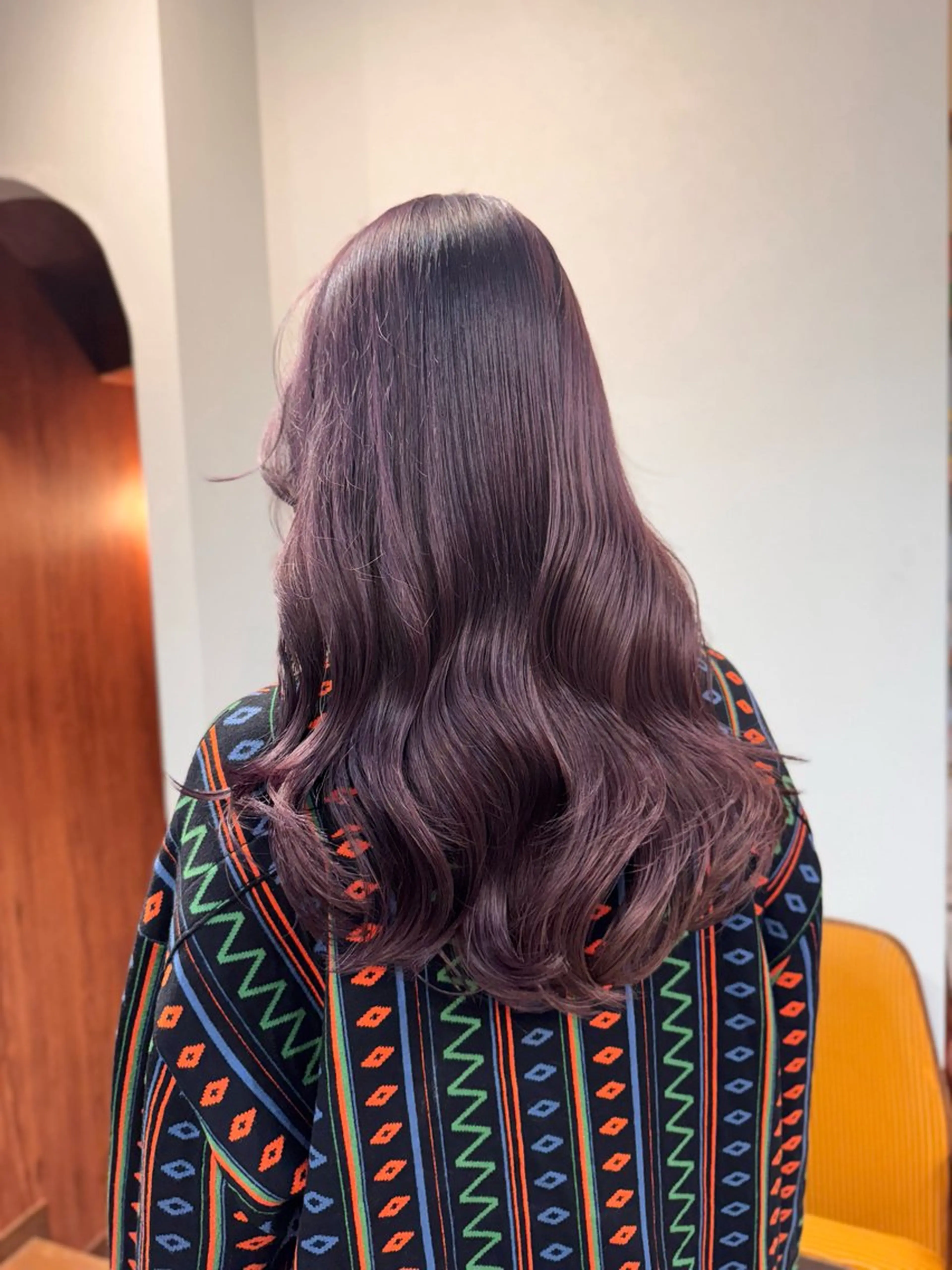 セミロング カラー ブリーチ 透明感カラー ラベンダーカラー ヘアカラー トリートメント マツダテホノカ🌼 ボブ・ハイトーン🌼のヘアスタイル