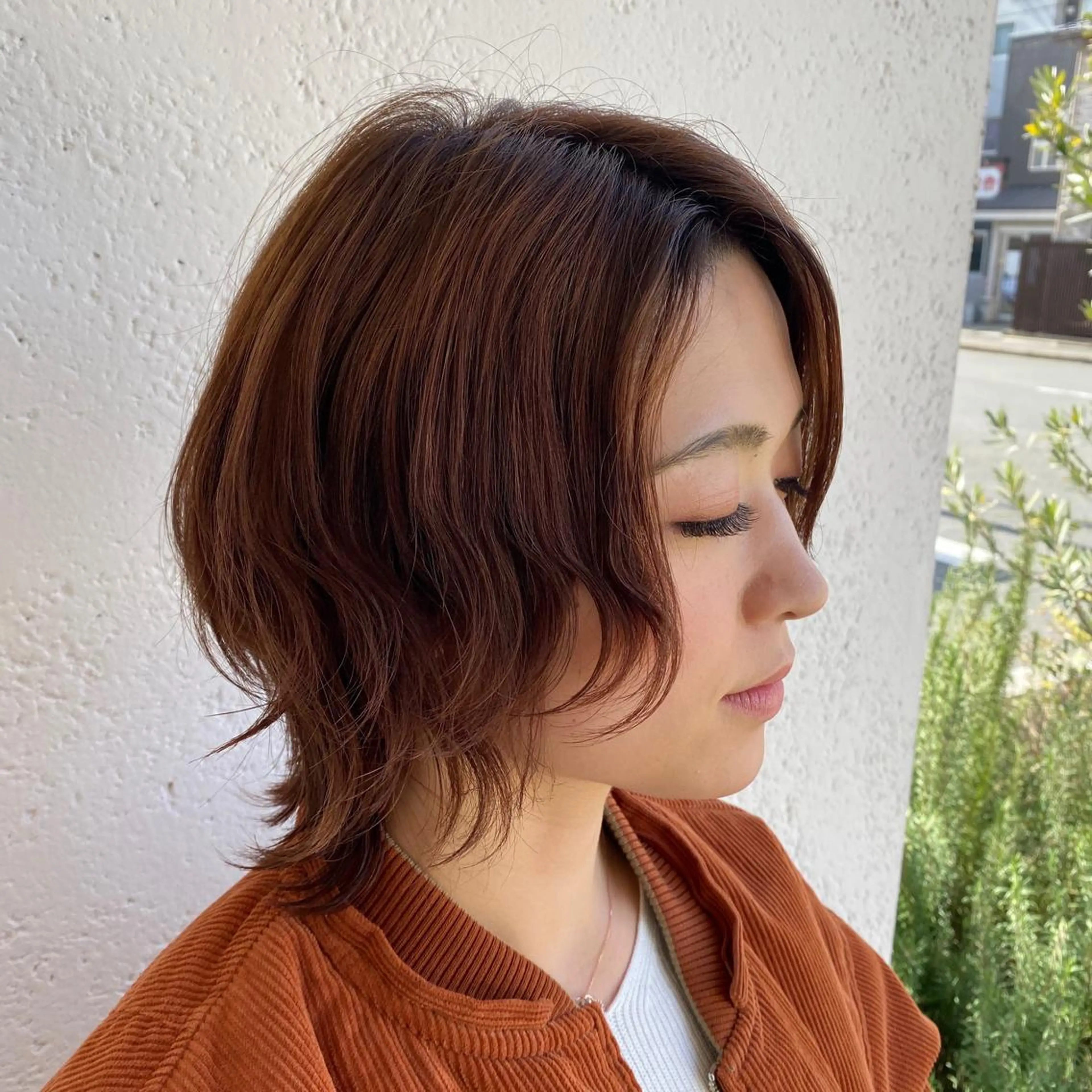 ミディアム カラー ヘアカラー 恒松 大毅のヘアスタイル