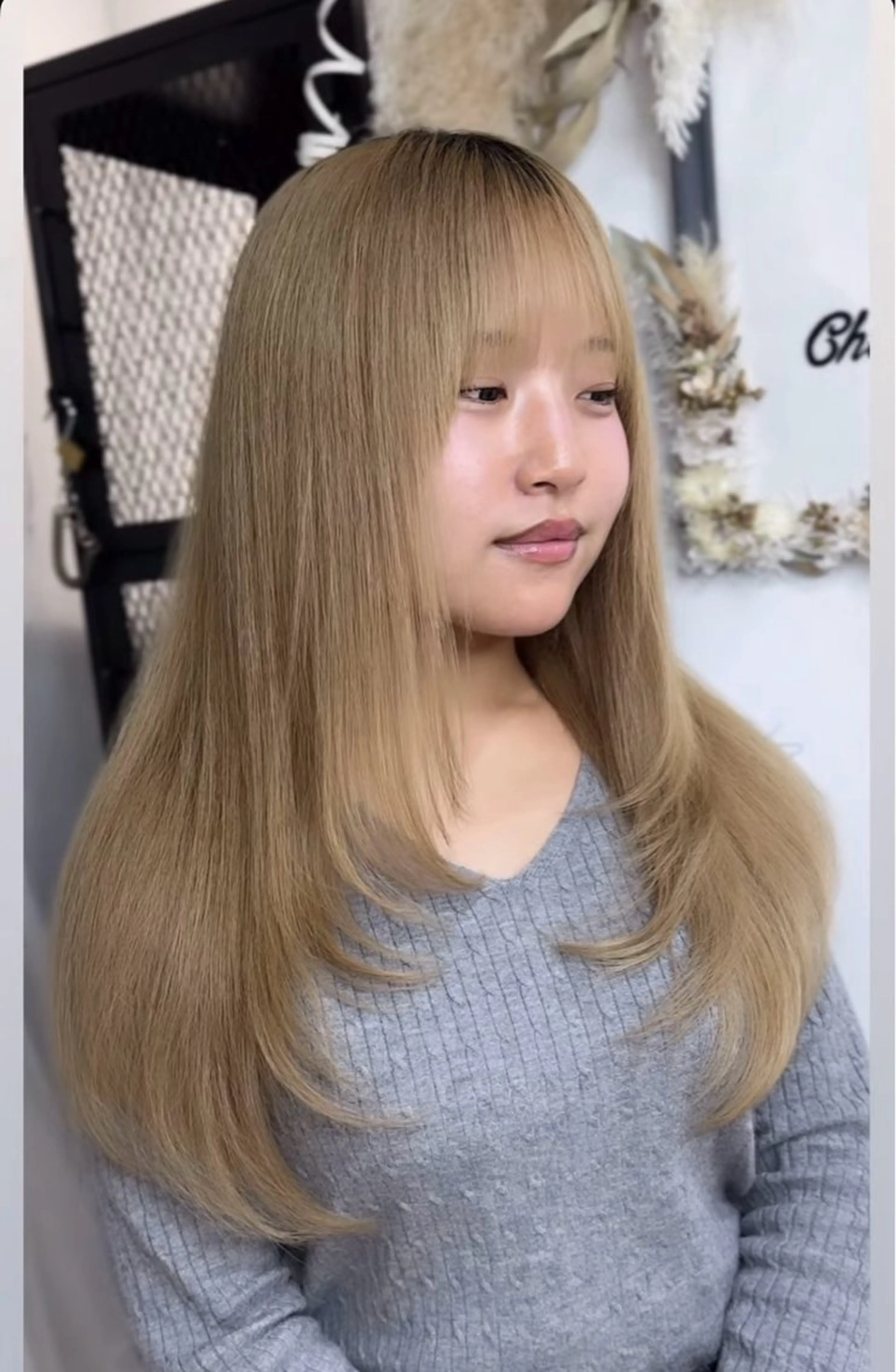 【ミニモ限定🩵ྀི】似合わせカット+トリートメント+マイクロバブル🫧の写真