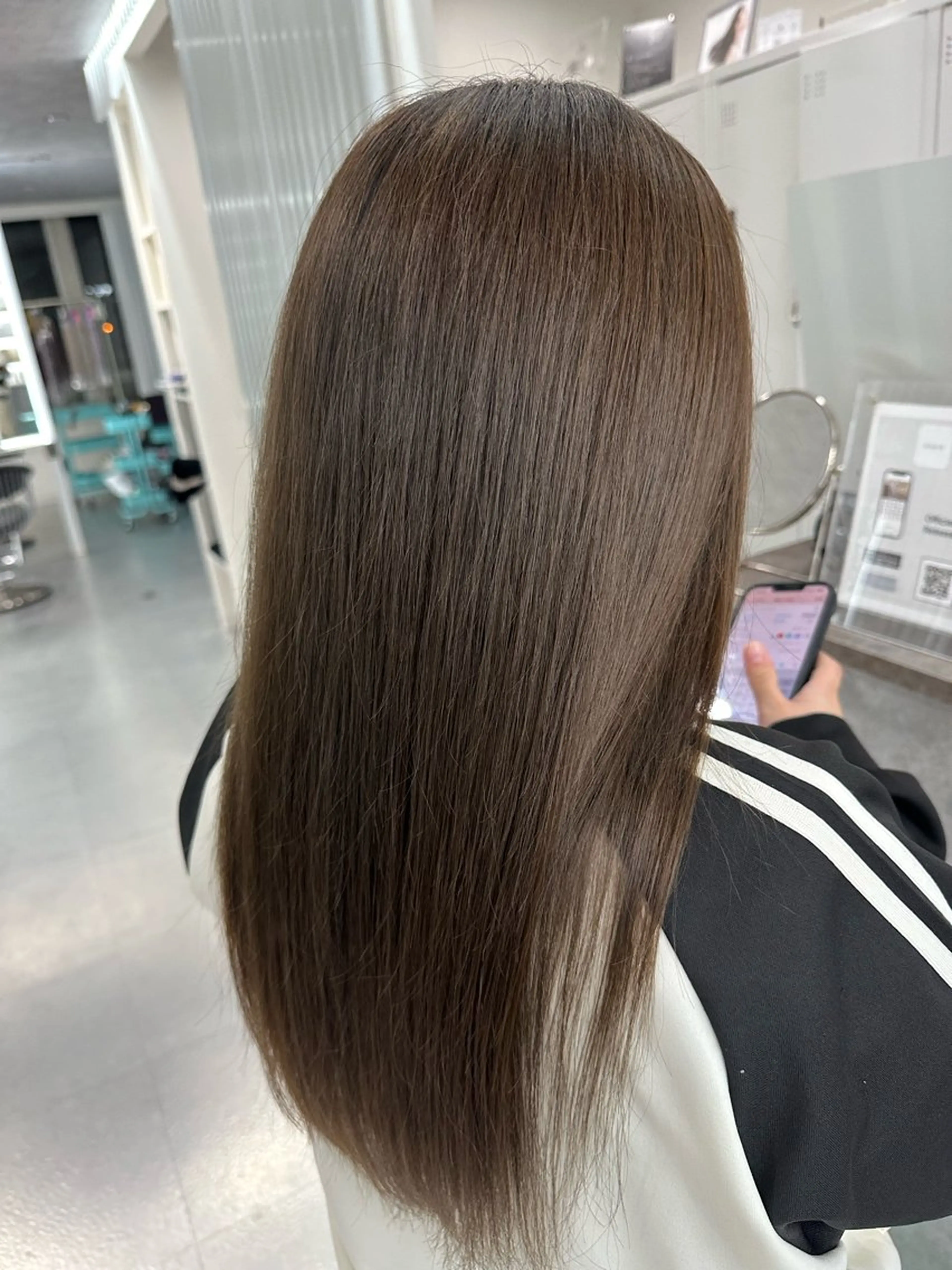 圧倒的な透明感🫧ブリーチなしダブルカラーで叶う色の写真