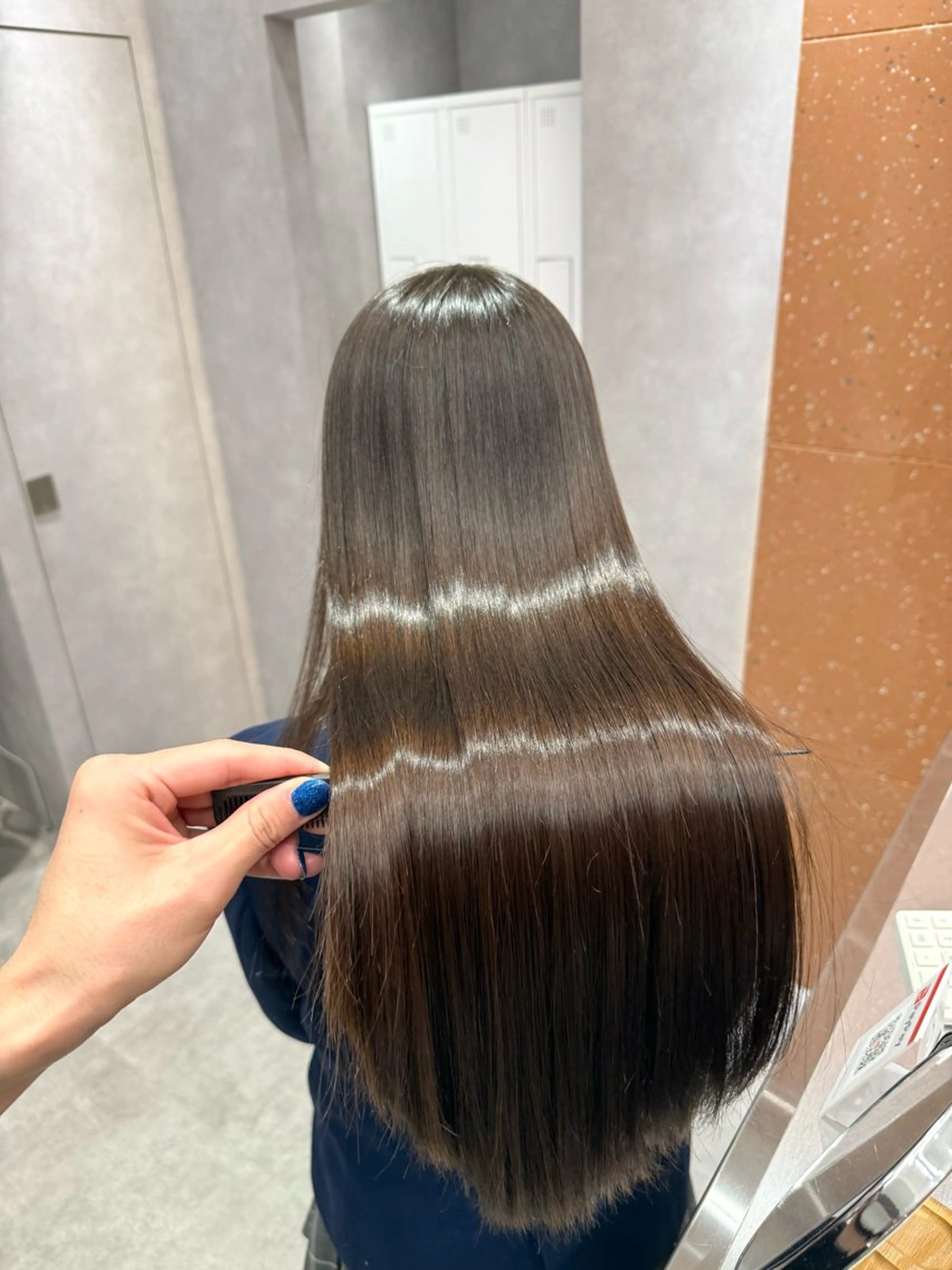 ロング カラー パーマ ヘアアレンジ 縮毛矯正 トリートメント salowin新宿East3階所属・艶美髪/髪質改善 /縮毛矯正/木元渓太のヘアスタイル