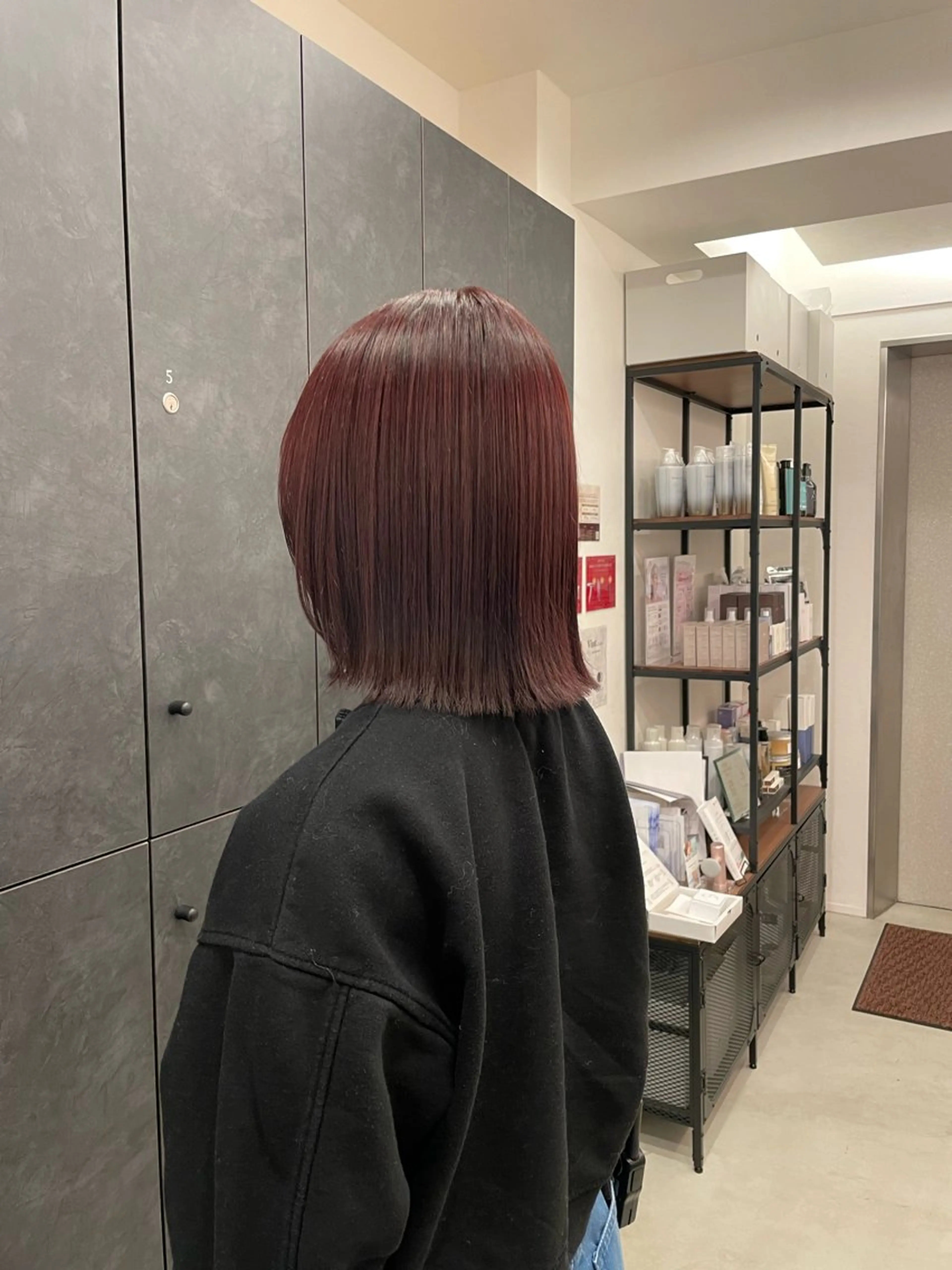 カラー ヘアカラー トリートメント 藤原 凜香のヘアスタイル