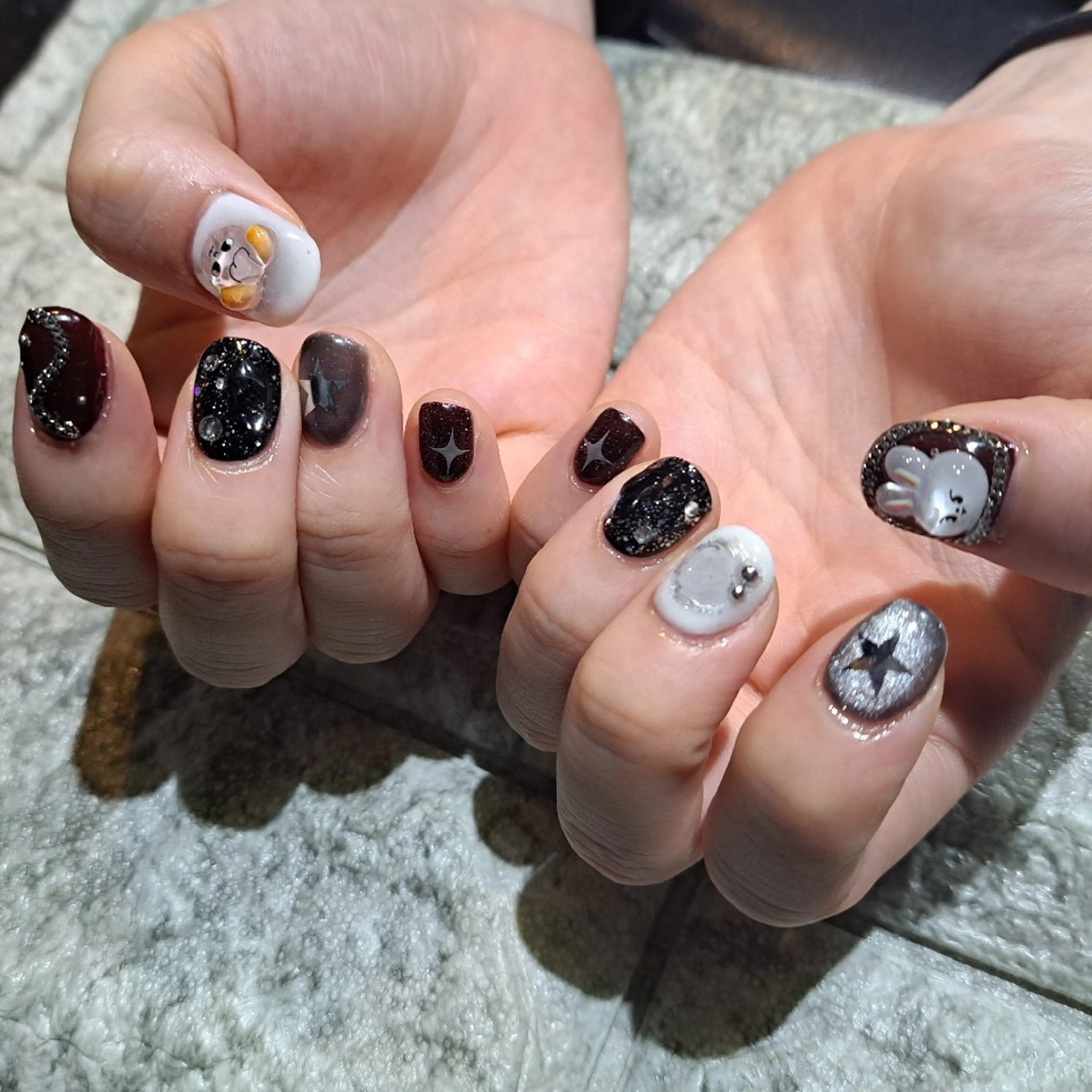 ネイル 持ち込み ハンドネイル RounGe町田店 🧸大谷のネイルデザイン