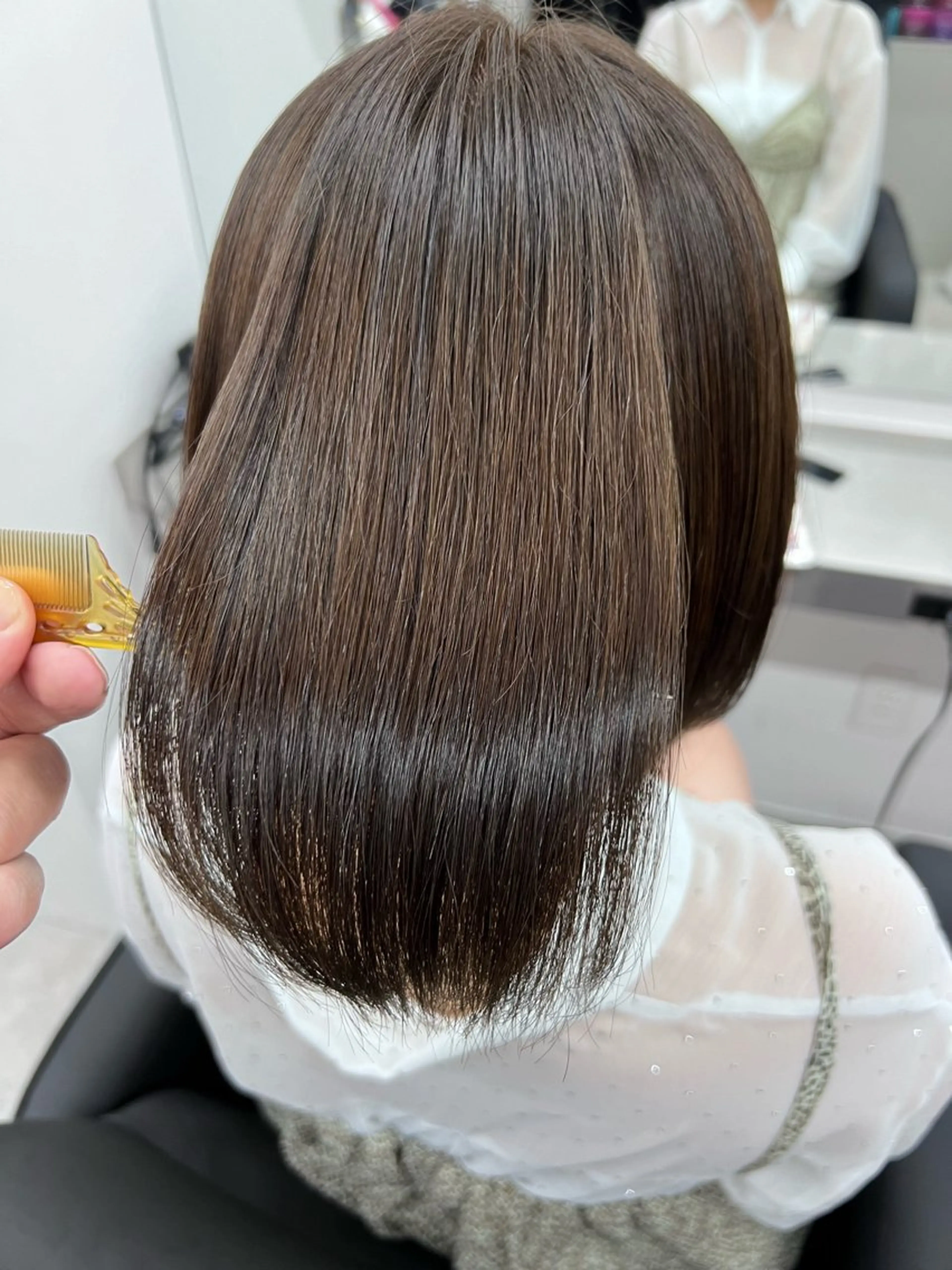 ショート カラー 透明感カラー 縮毛矯正 カット ヘアカラー 縮毛矯正 トリートメント Bei Licoldo.Atole  ベイリコルド アトリ所属・ブリーチ、縮毛 髪質改善　宮城一真のヘアスタイル