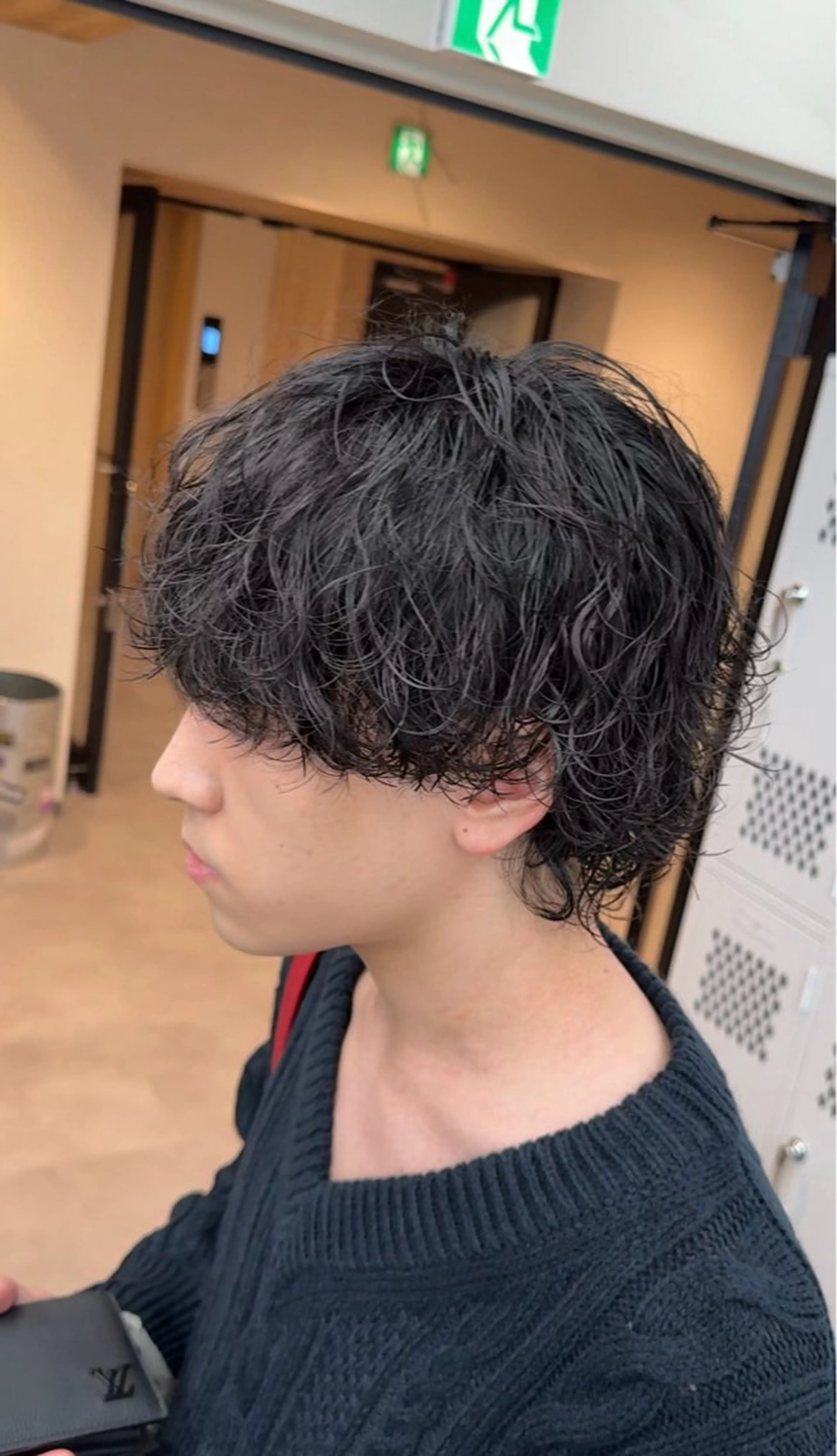 ミディアム パーマ メンズ 横浜 /シャドウ／ツイスパのヘアスタイル