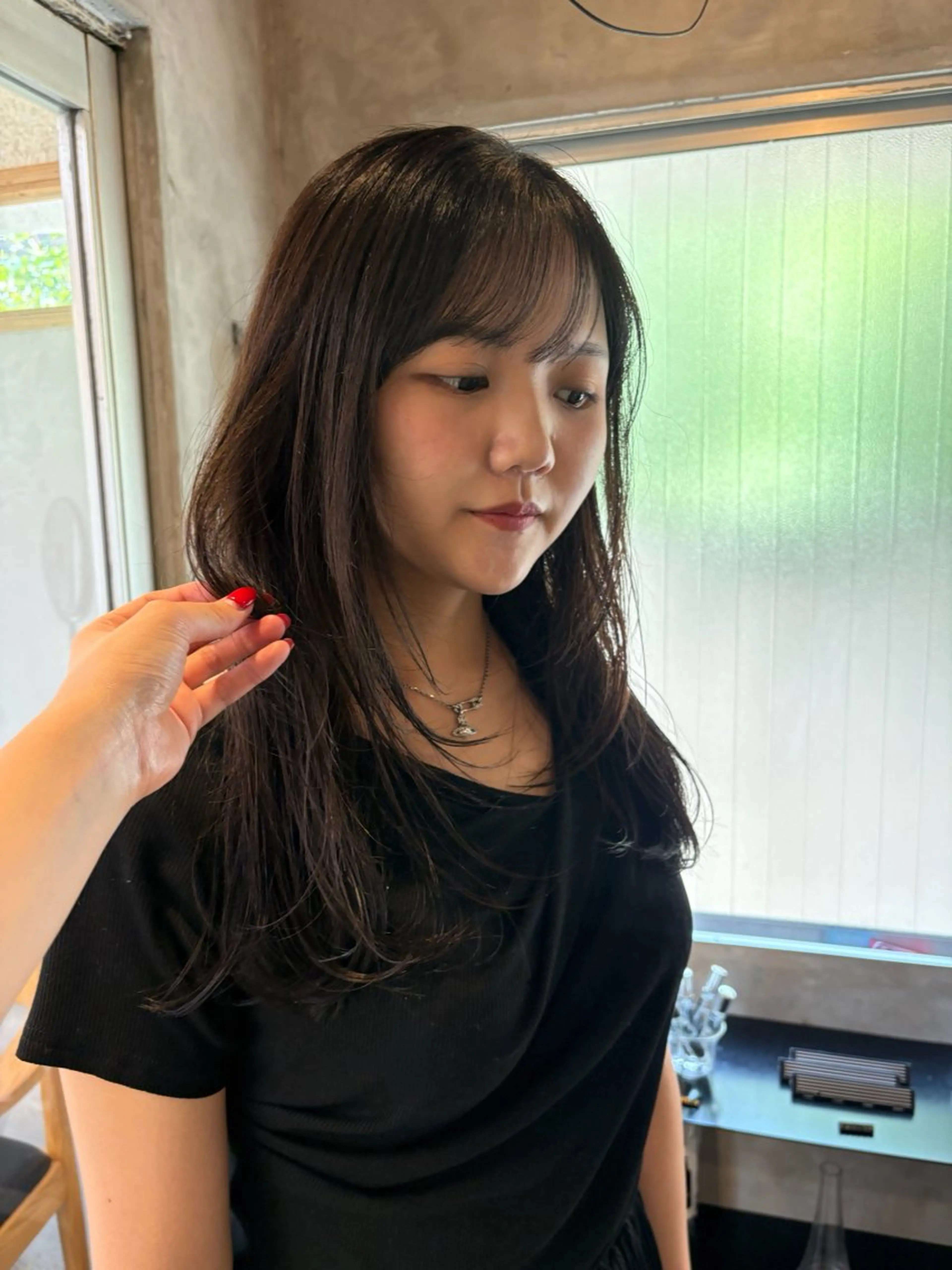 ロング SAN所属・cut無料/レイヤー momoha🐰🪡のヘアスタイル