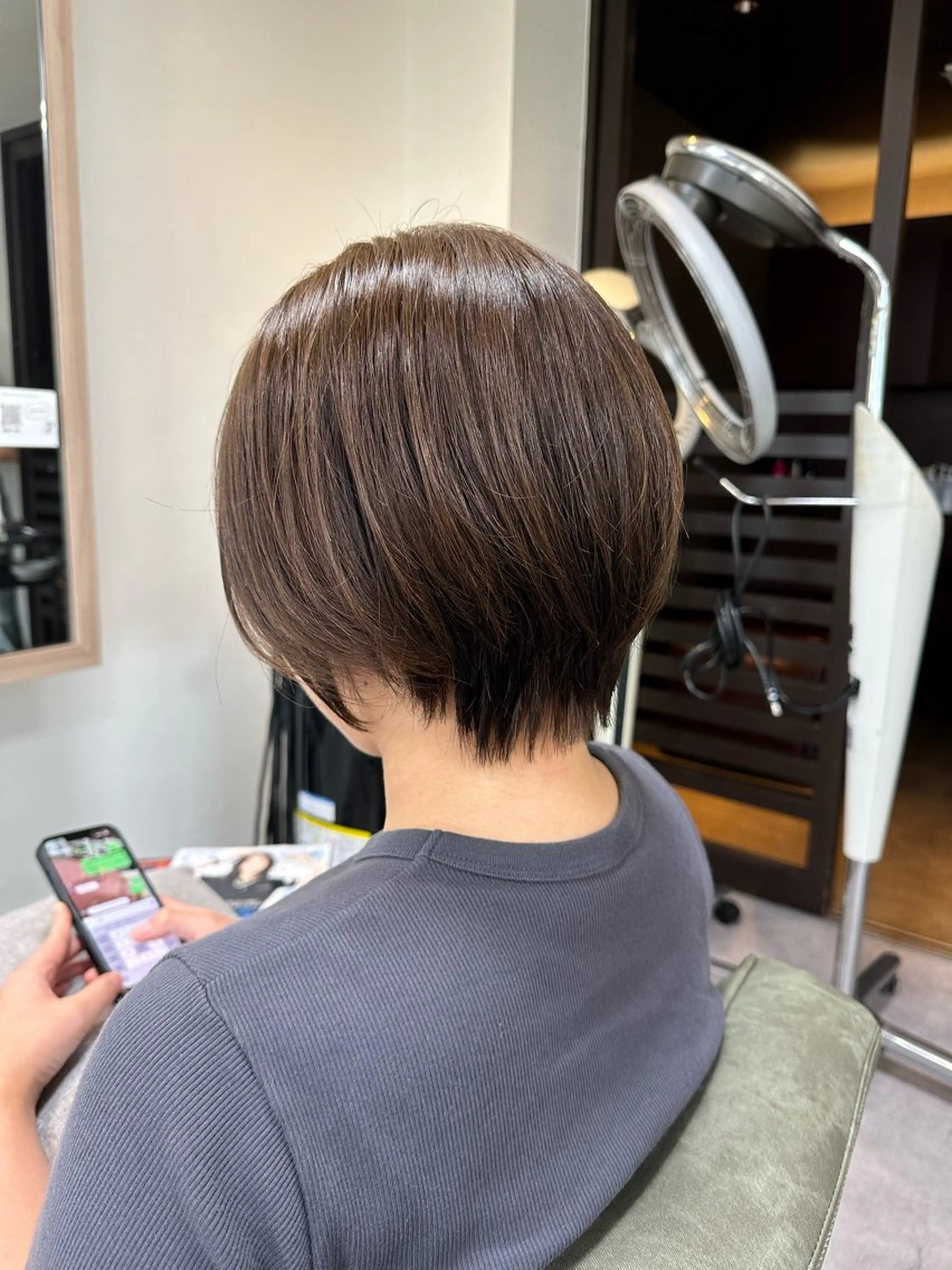 ショートカットの写真