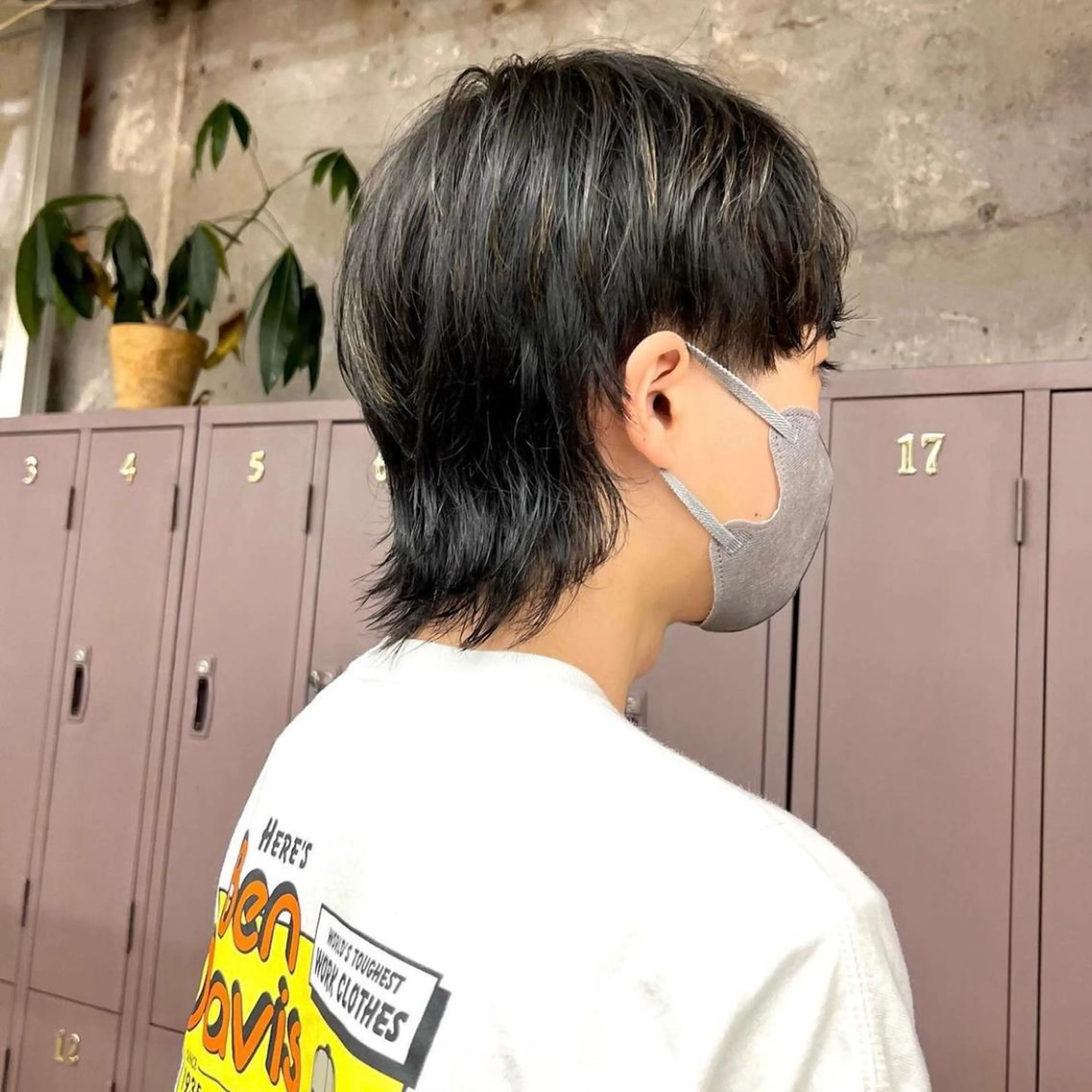 カラー メンズ マッシュウルフ マッシュ メンズウルフカット ウルフカット カット 韓国ヘア /男女❄️ 細江 美紅のヘアスタイル