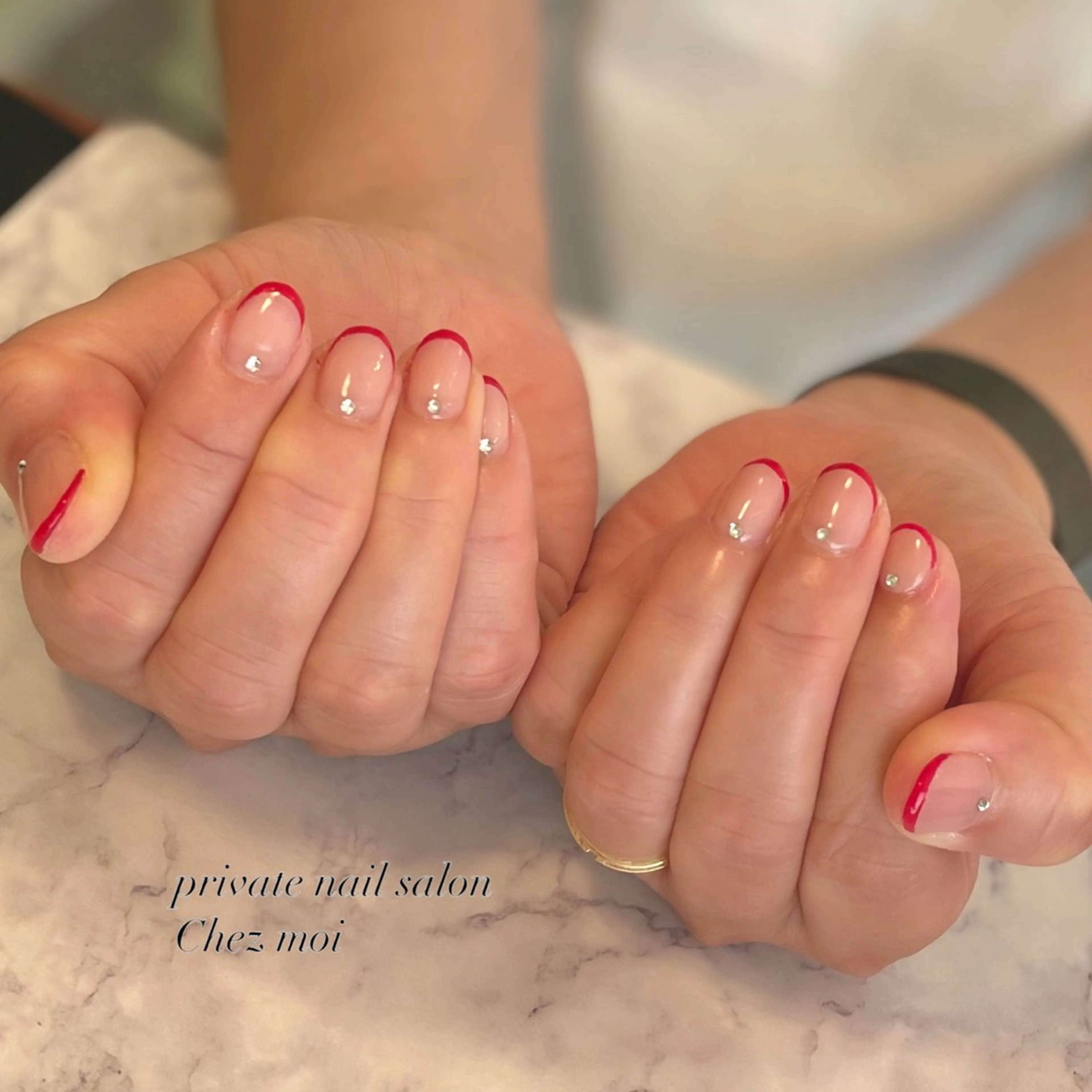 ネイル フレンチネイル KOMINE TOMOKOのネイルデザイン