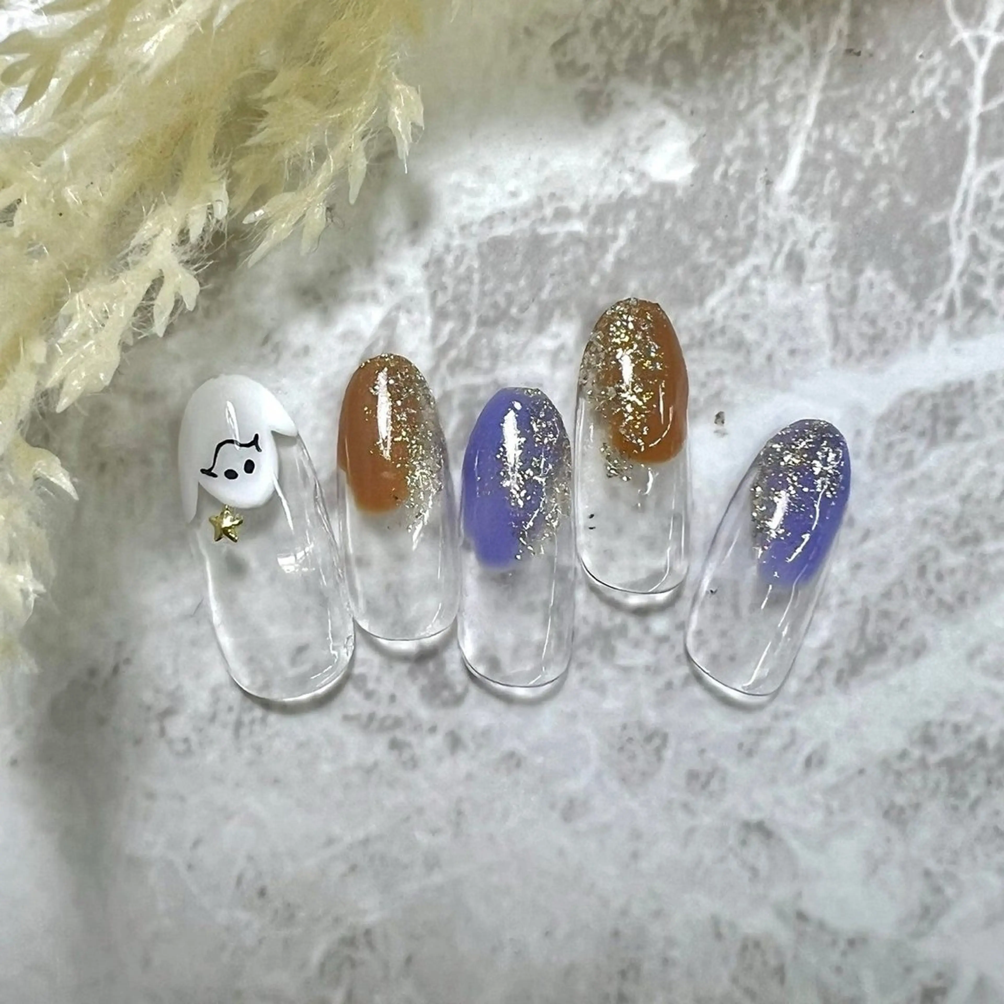 ネイル ⭐︎休業中の練習⭐︎ JNA認定講師髙橋のネイルデザイン