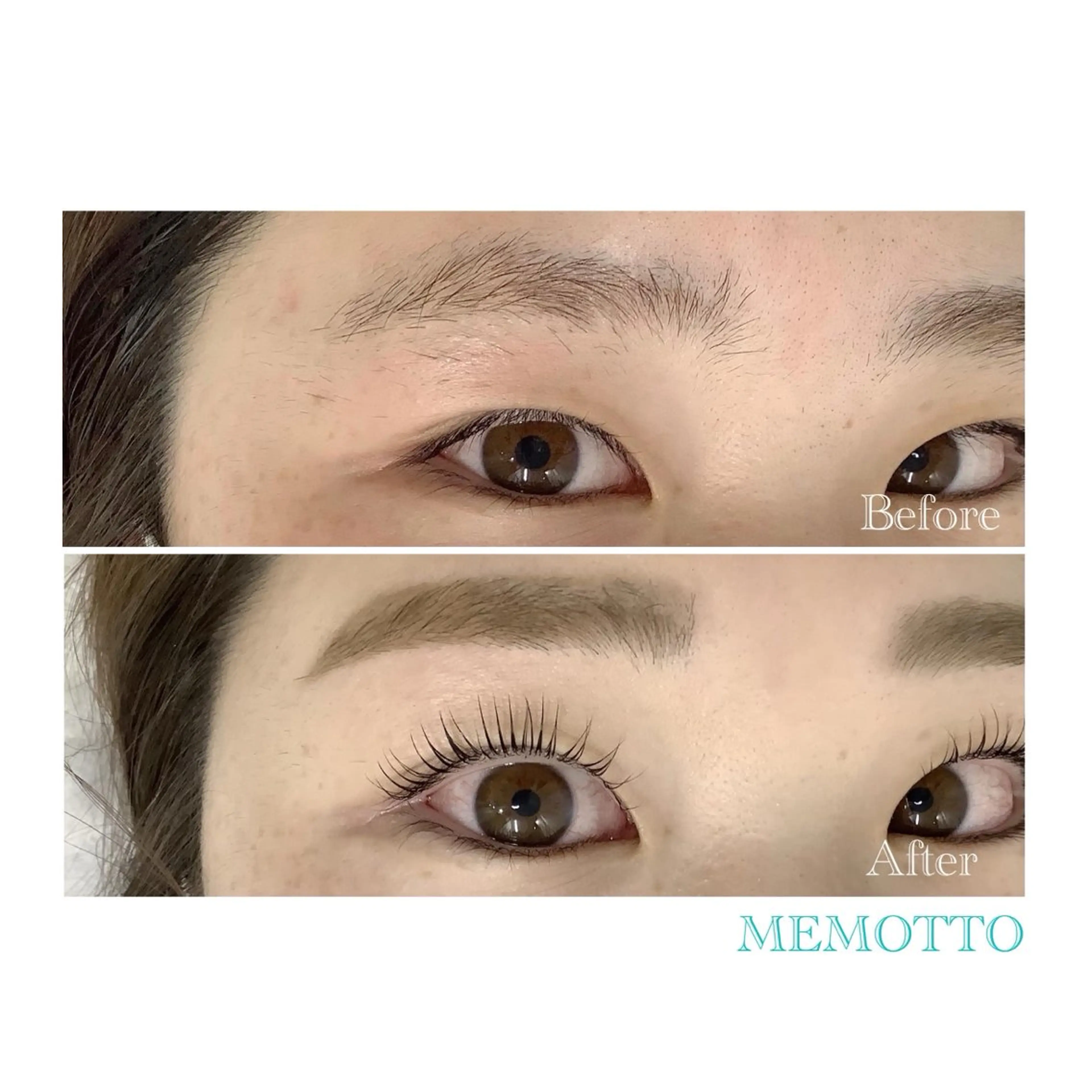 マツエク・マツパ 一重×まつ毛パーマ マツパ MEMOTTO CHIHIROのマツエク・マツパデザイン