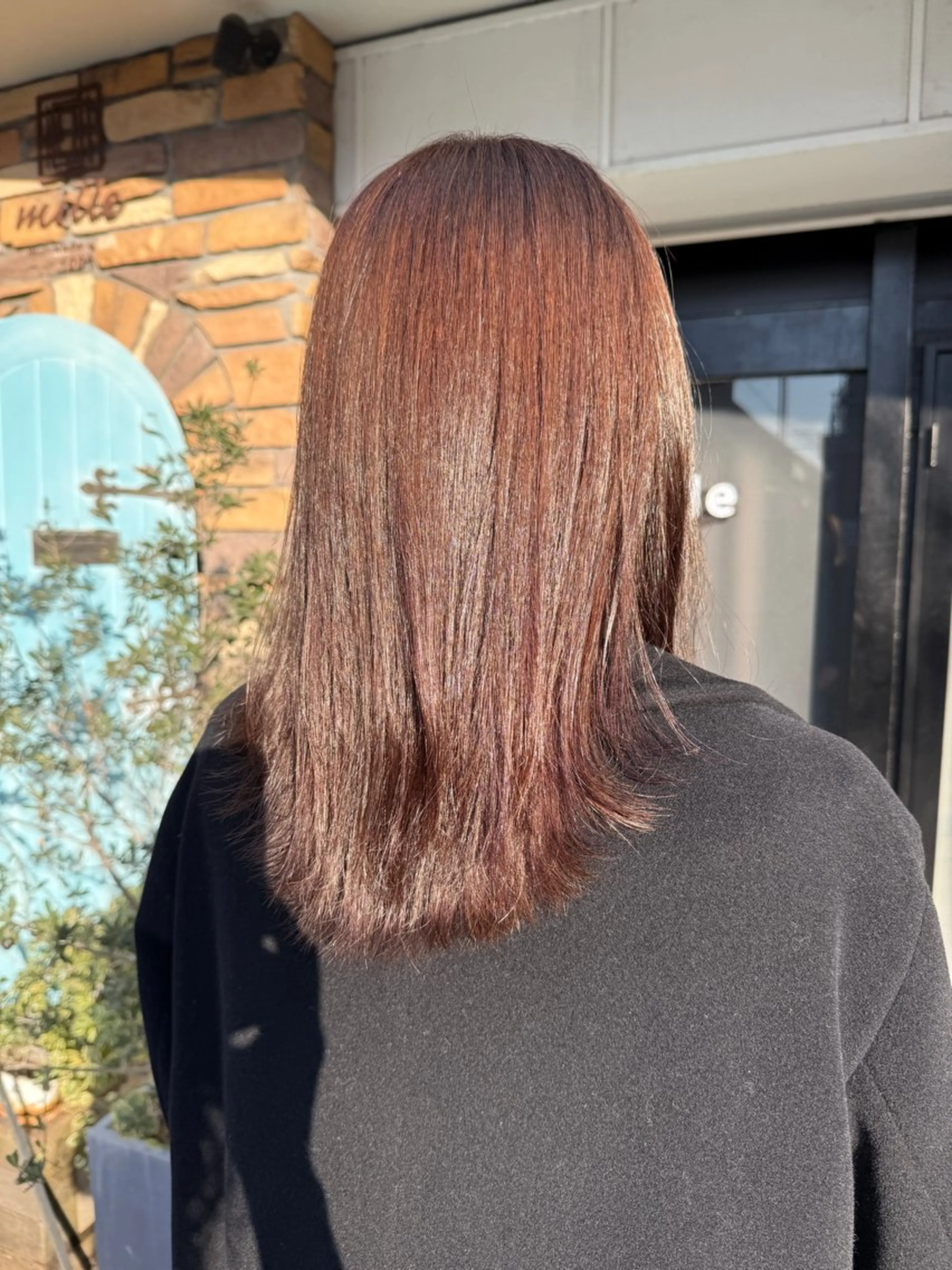 セミロング カラー ヘアカラー 透明感カラー/パーマ 🌀アオノのヘアスタイル