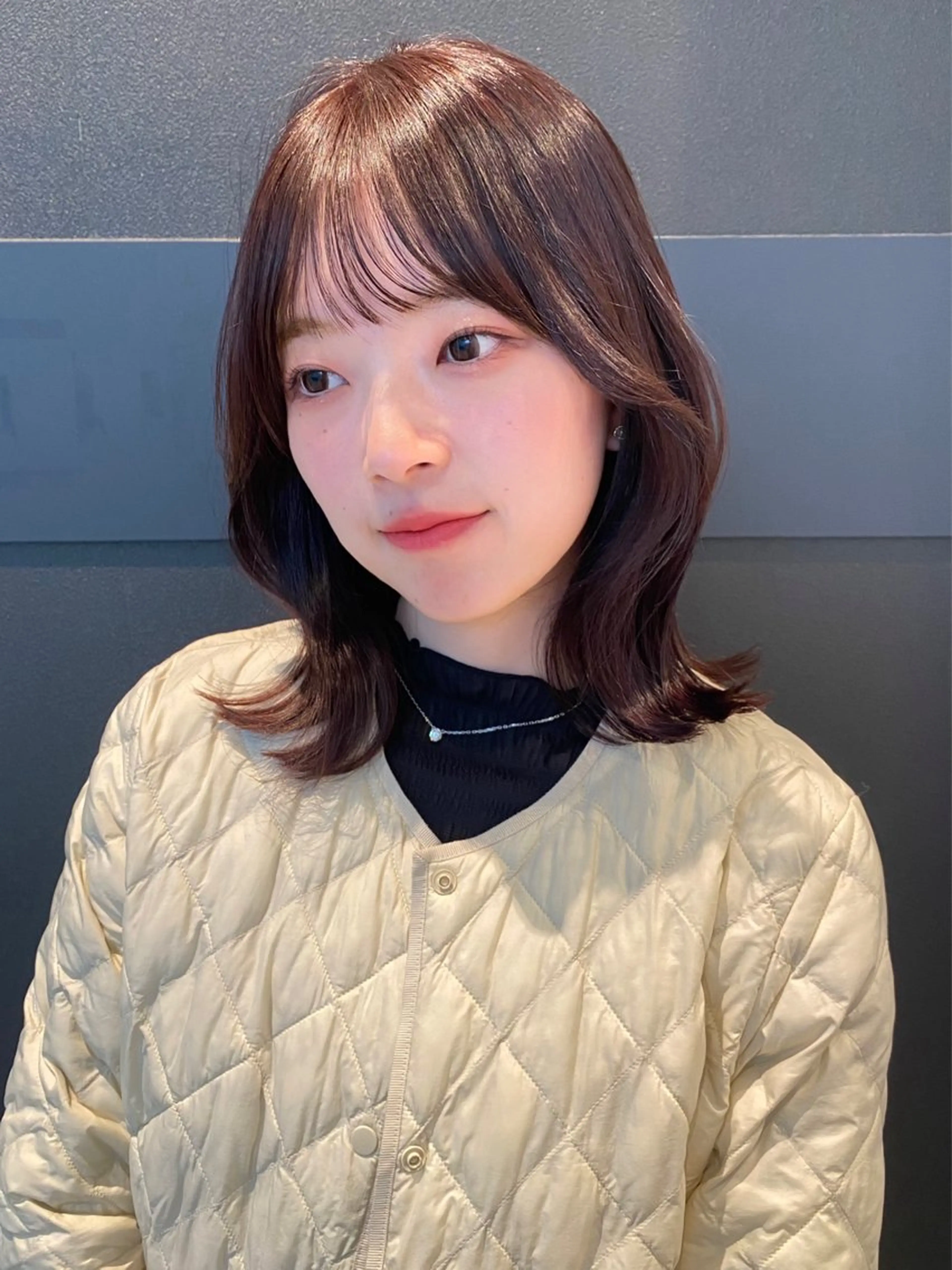 ミディアム カラー カット ヘアカラー トリートメント mai / linoah˚✧のヘアスタイル