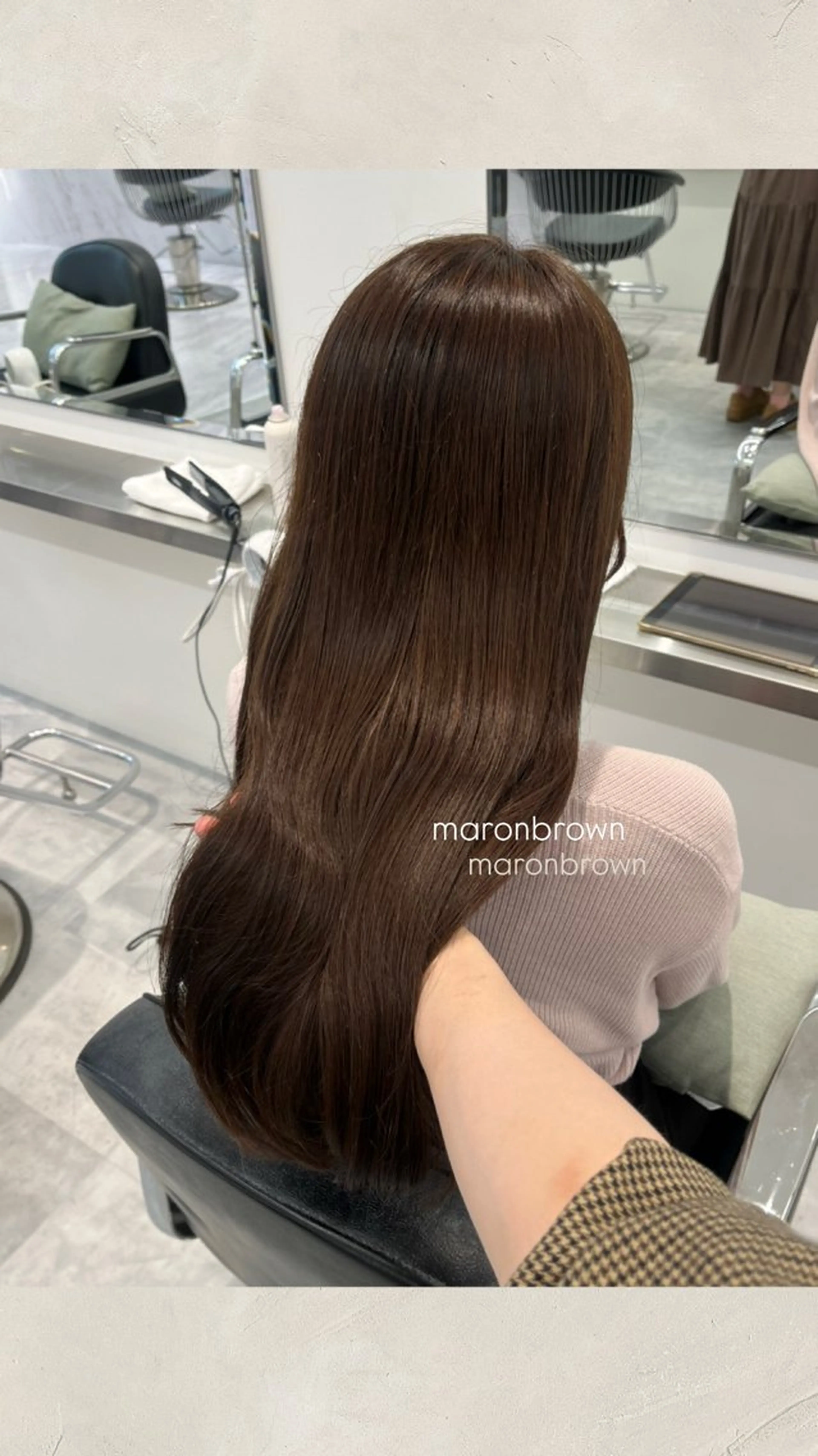 ロング カラー カット ヘアカラー トリートメント ParveMix ♡白神みやびのヘアスタイル