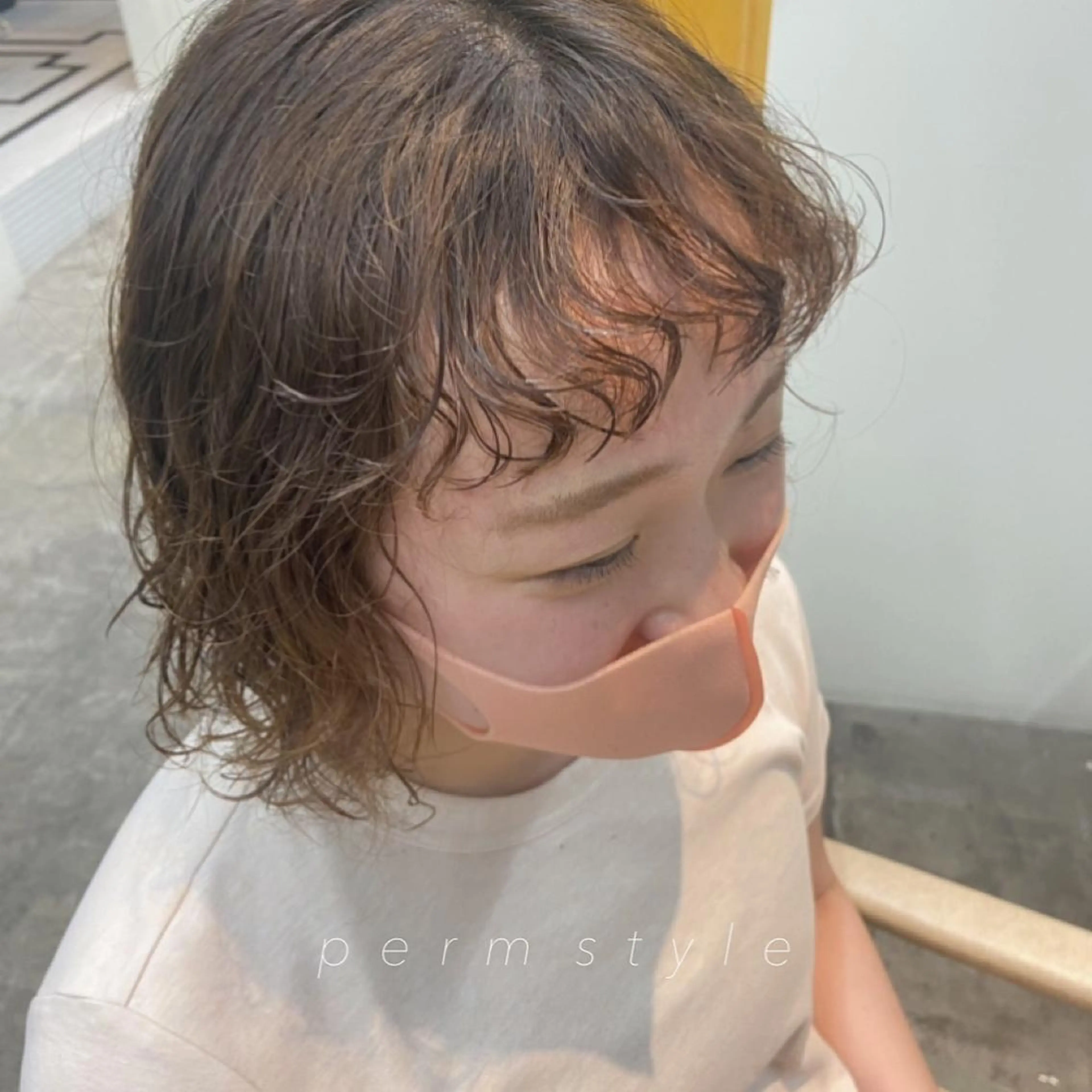 パーマ ハイトーン🦢 Natsumiのヘアスタイル