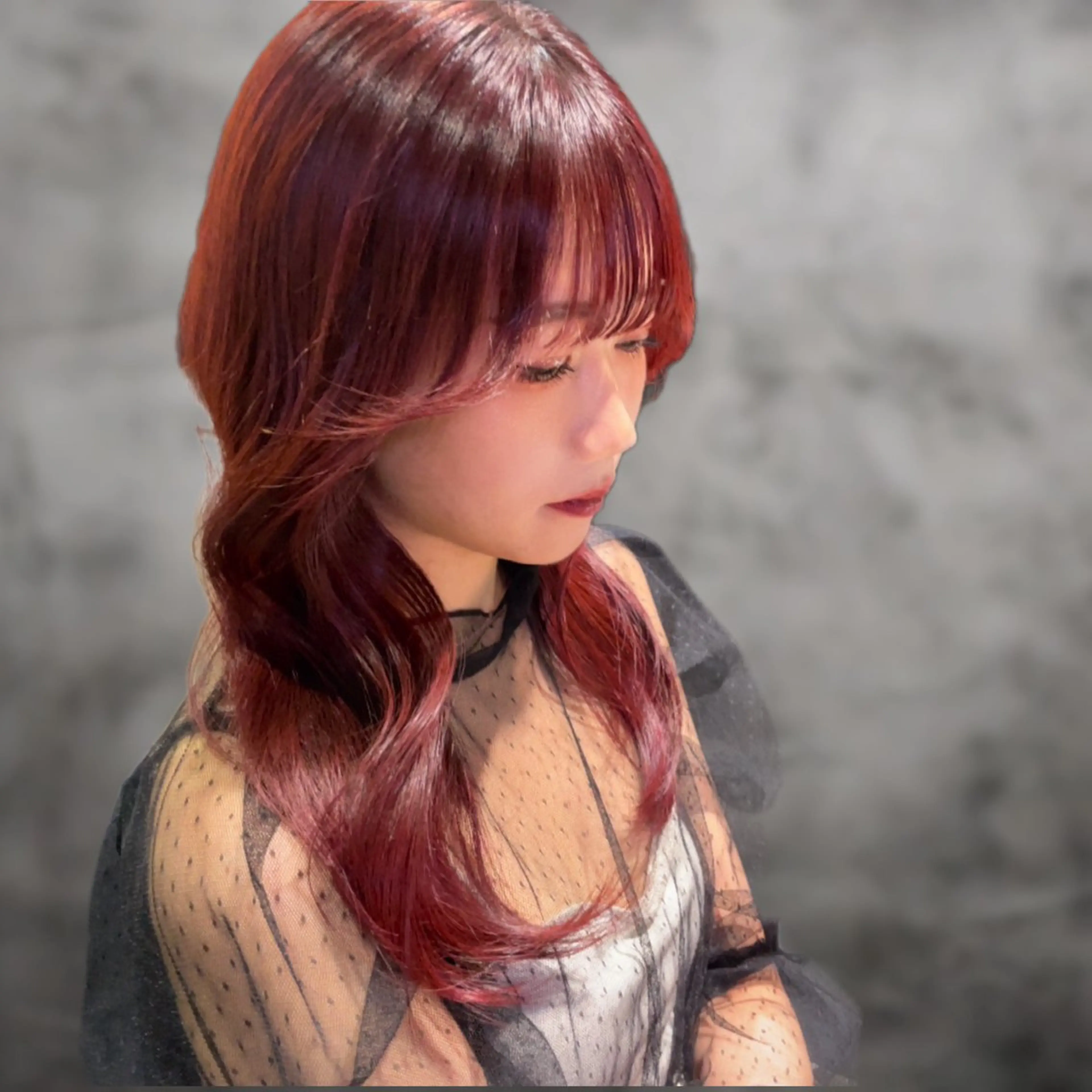 ロング ロング 高瀬 羅王のヘアスタイル