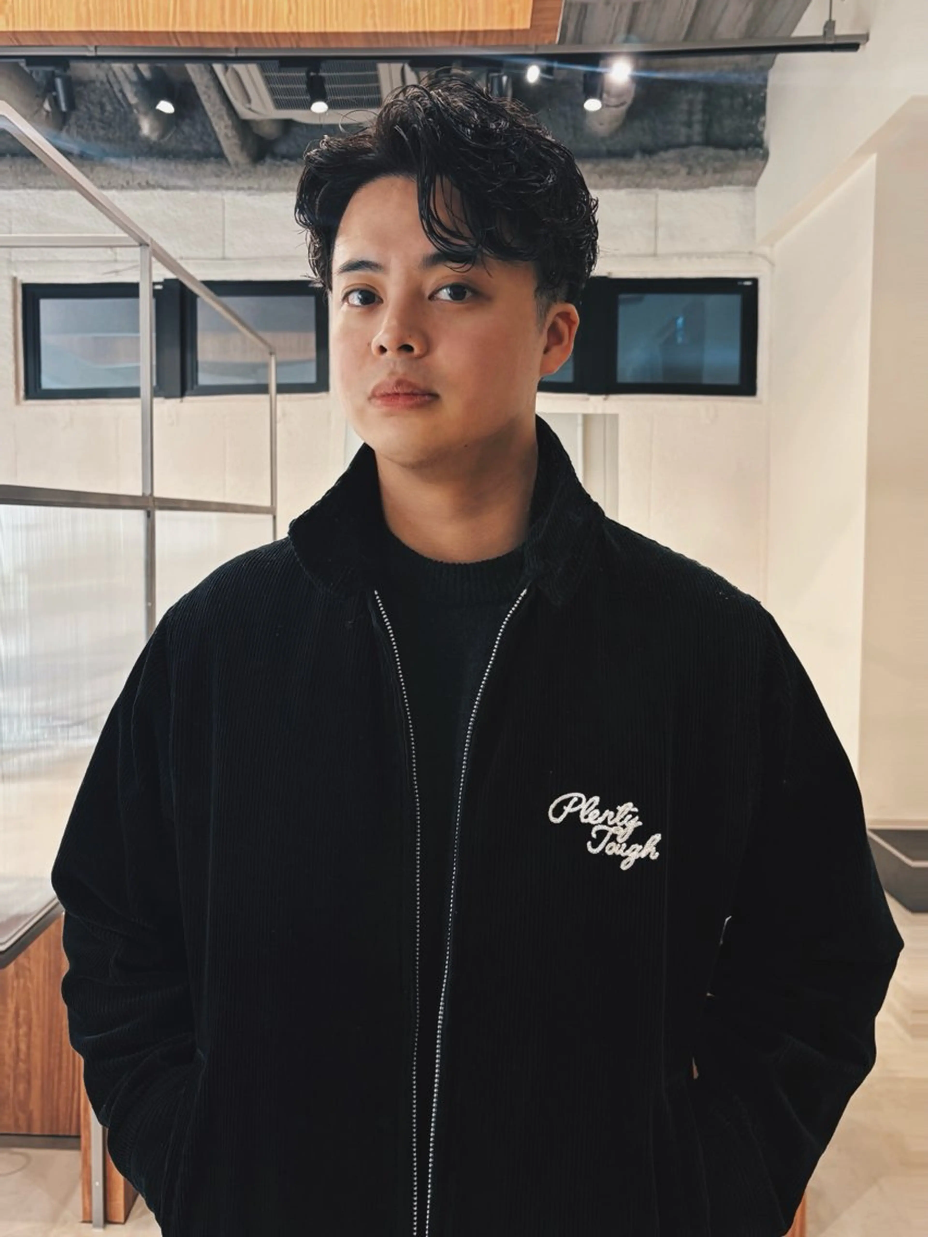 ショート パーマ メンズ メンズパーマ カット パーマ メンズ特化美容師 サノヤマトのヘアスタイル