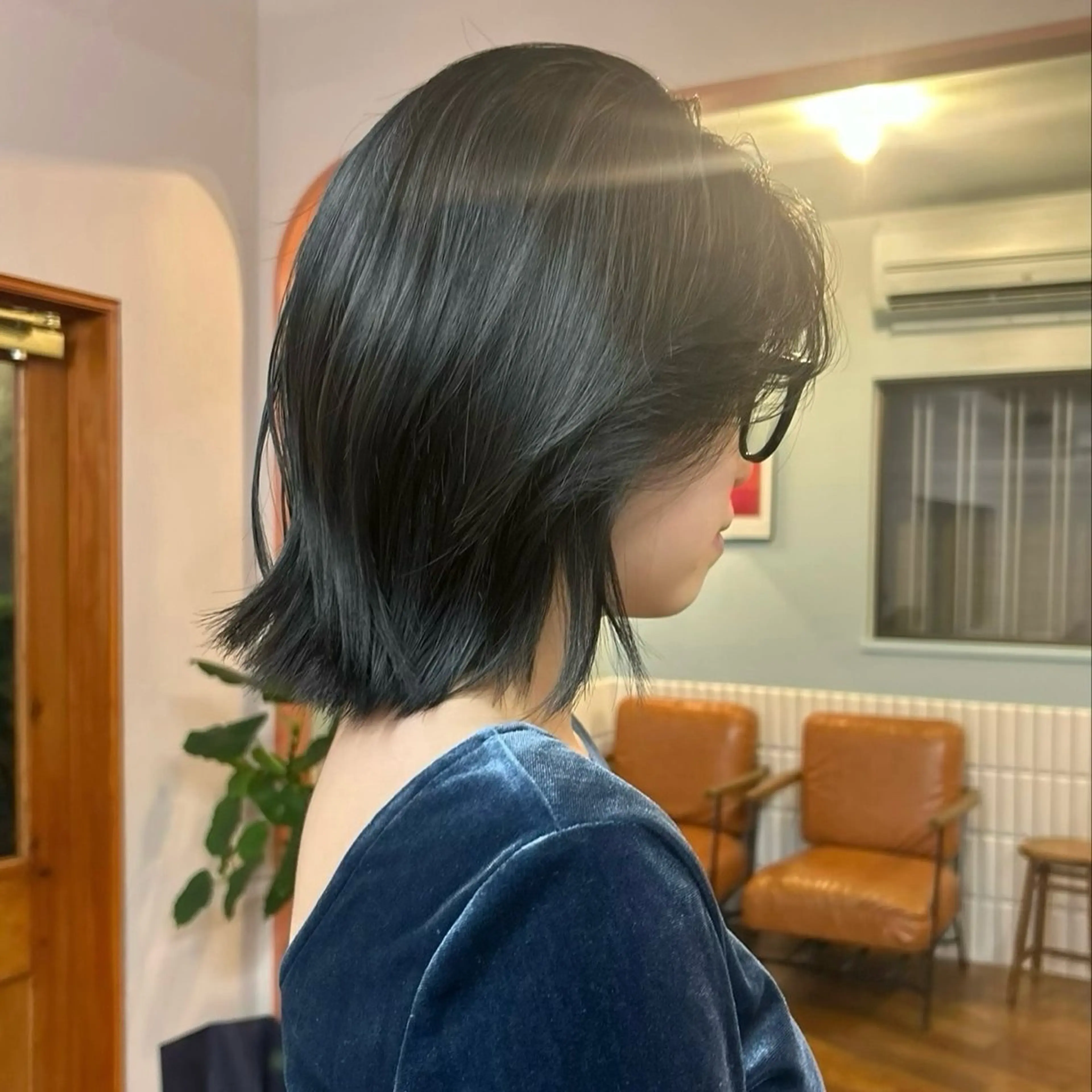 ミディアム カラー 透明感カラー オリーブカラー トリートメント ヘアカラー MUKU所属・MUKU 市川 莉花のヘアスタイル