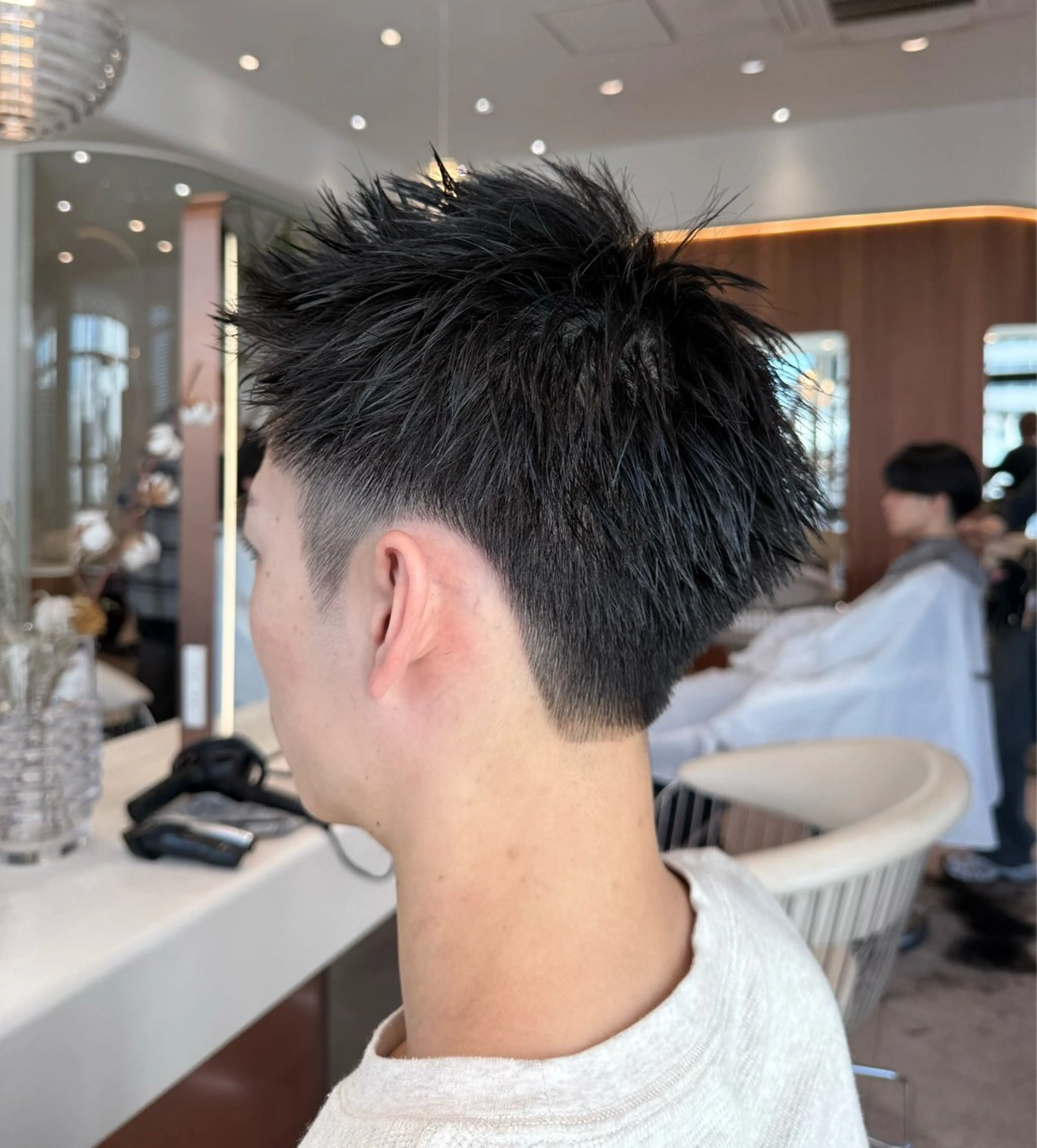 ショート メンズ スパイキーショート 刈り上げ ショートヘア heavenly by HAVANA新宿所属・メンズショート/ピン パーマ/新宿/フウガのヘアスタイル