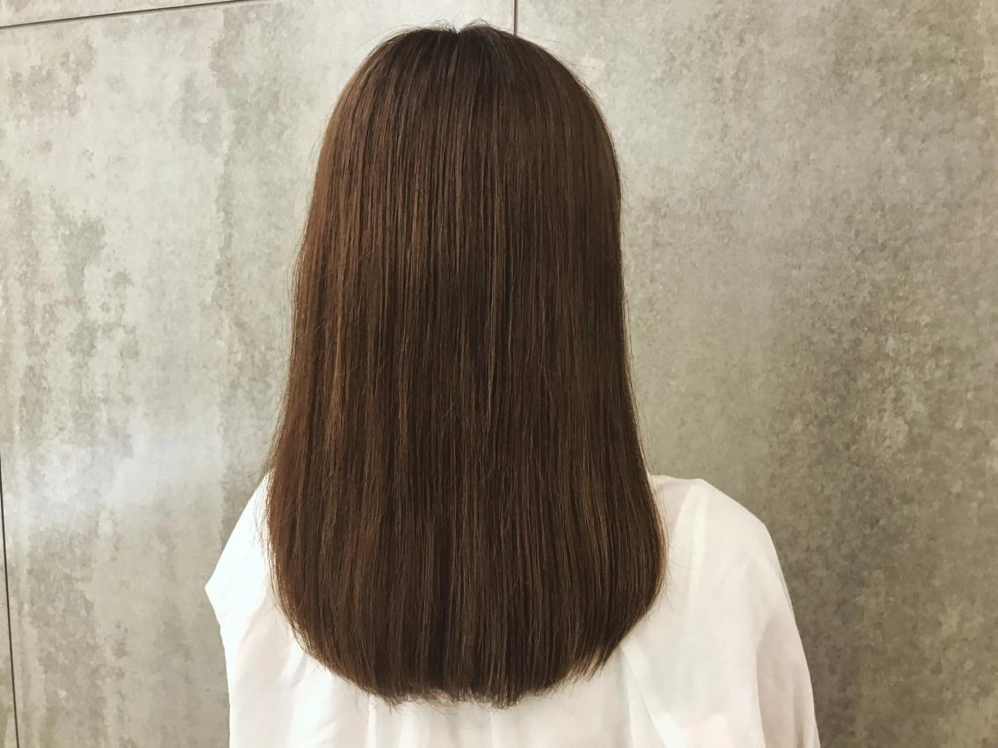 セミロング 外国人風カラー ハイライト One By The Ect所属・ショート/脱白髪染め ☆宇﨑悠実のヘアスタイル