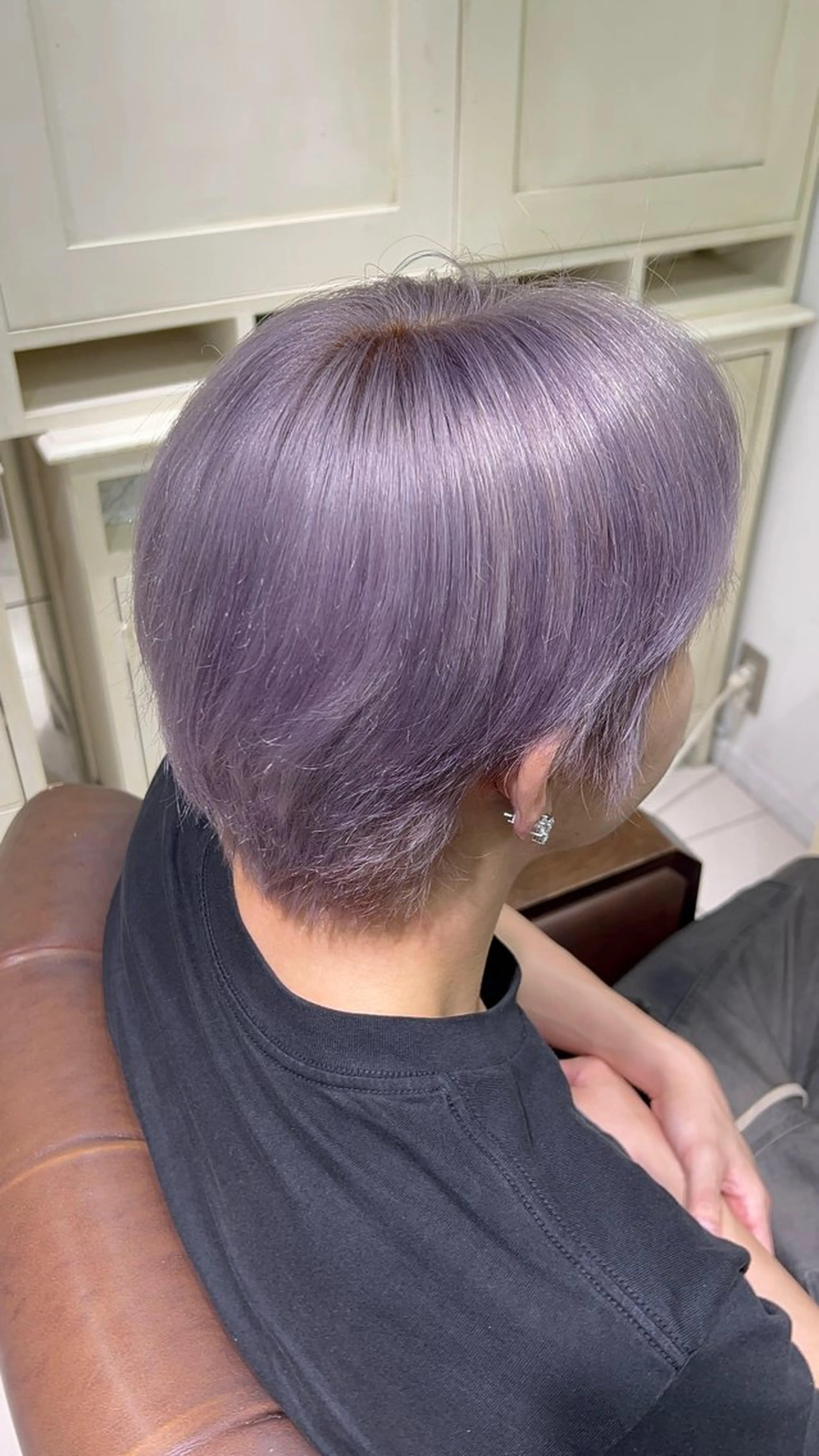 ショート カラー メンズ ハイトーンカラー 🤍🫧 長井 律のヘアスタイル