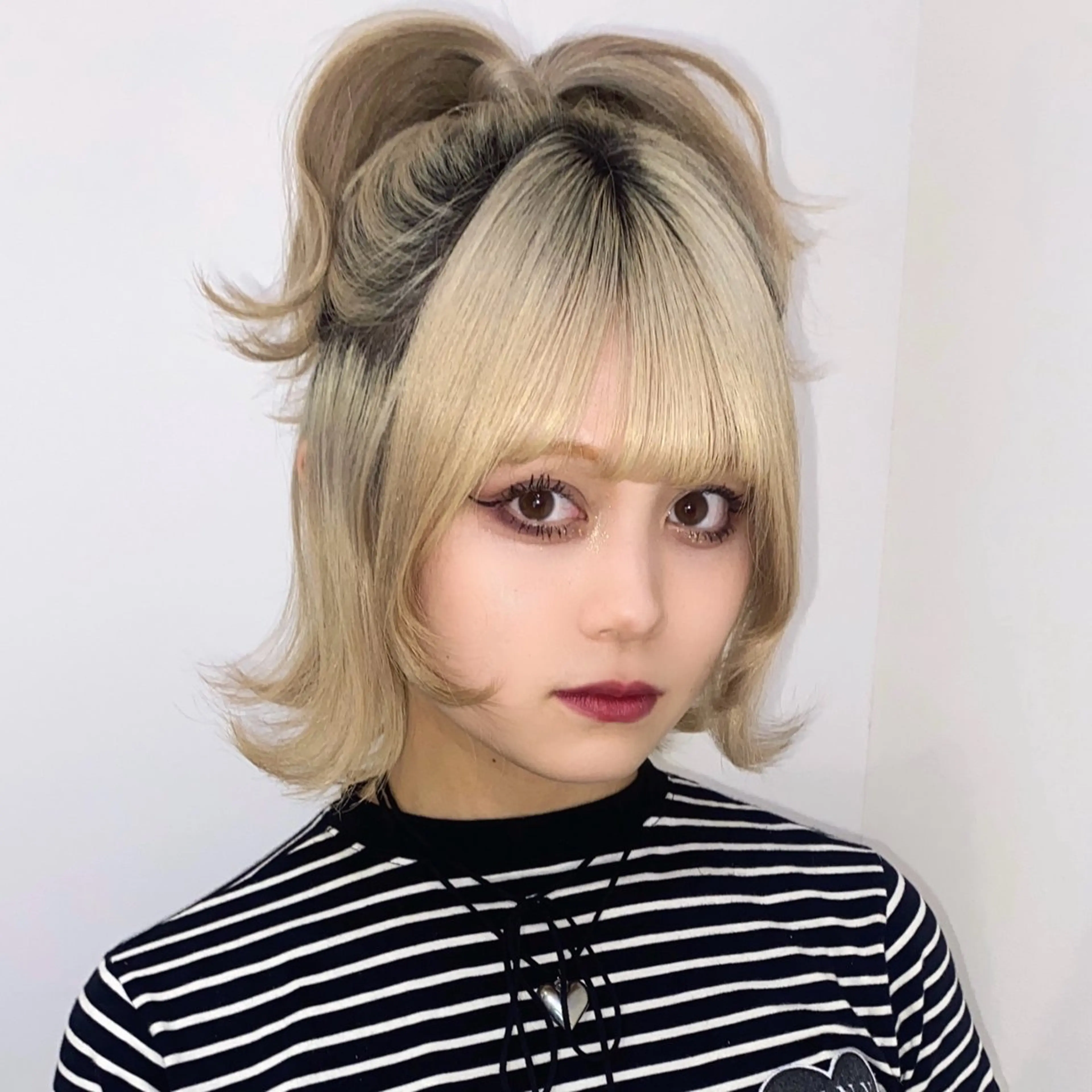 カラー ヘアアレンジ ★デザインカラー ハイトーン ももか★のヘアスタイル