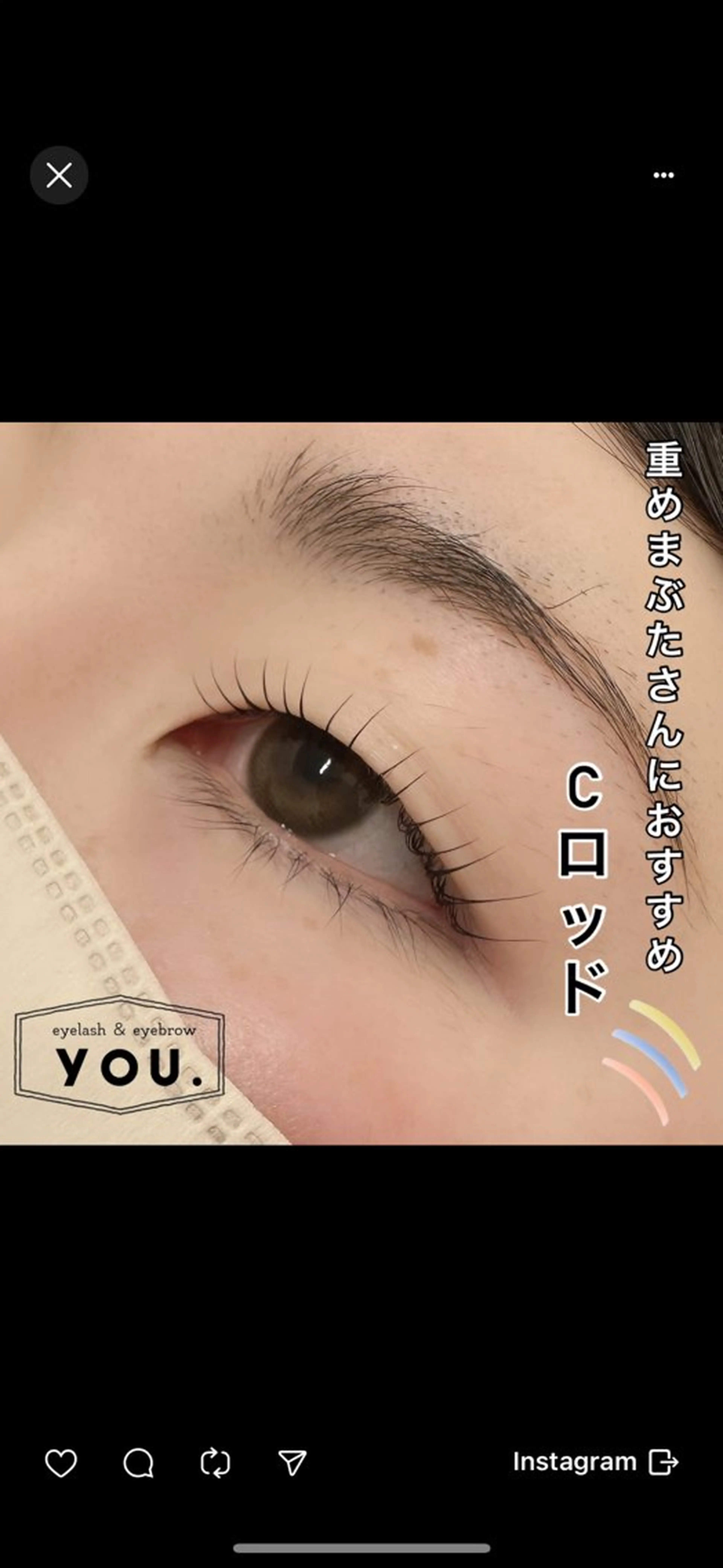 マツエク・マツパ eyelash&ey ebrow　YOU.のマツエク・マツパデザイン
