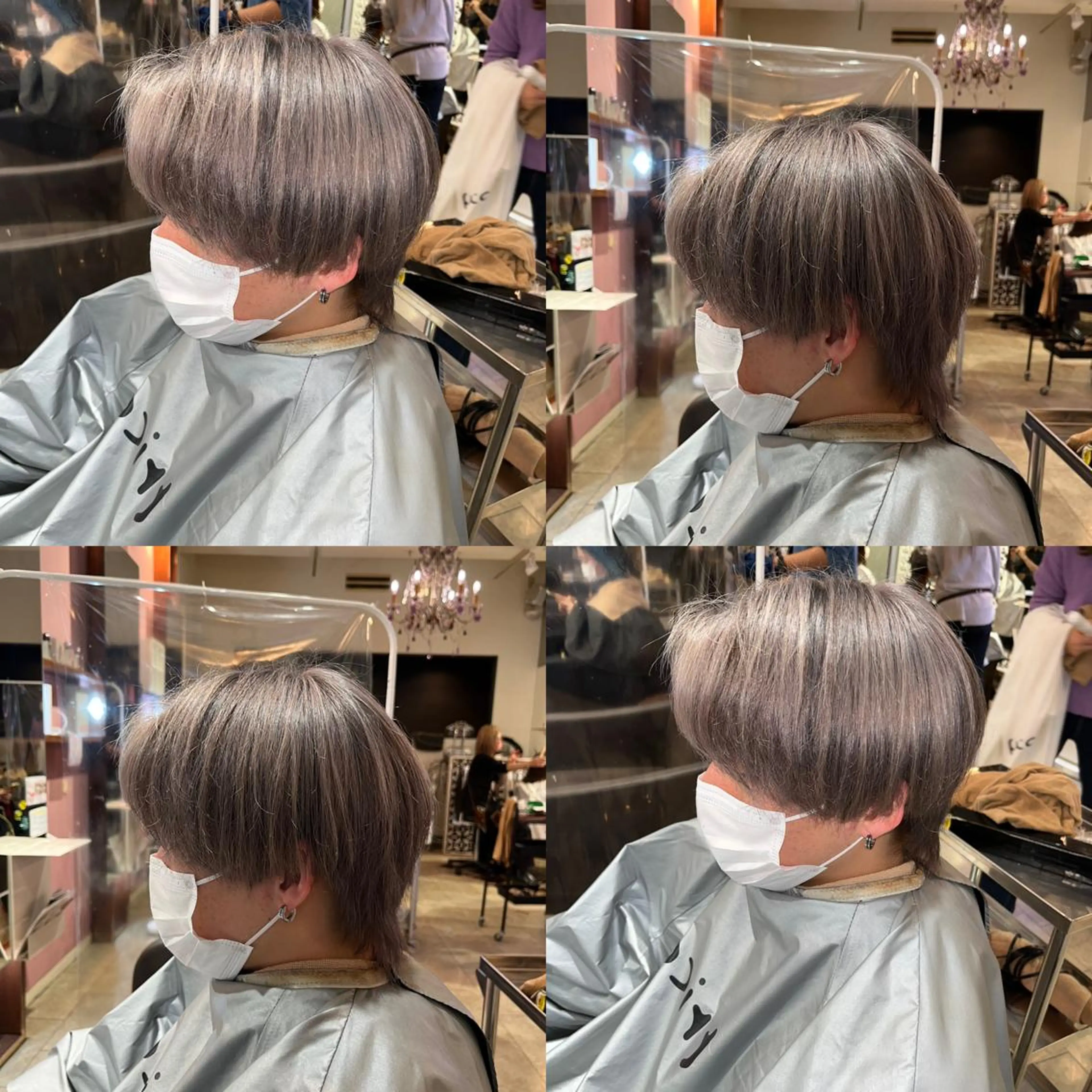 ショート カラー メンズ ekolu所属・髪質改善・縮毛矯正 特化・ユウシンのヘアスタイル