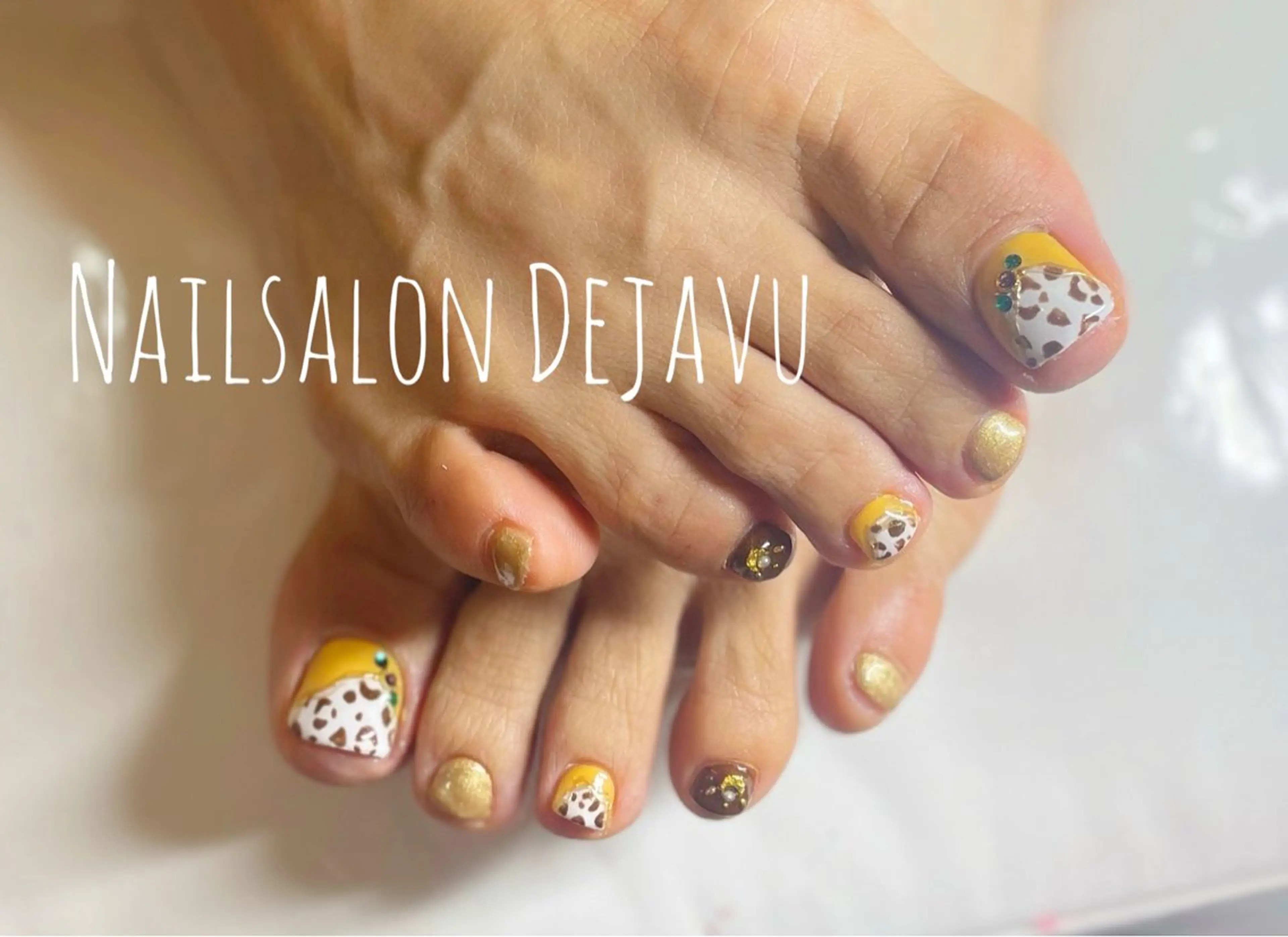 ネイル アニマル柄 フットネイル フットネイル Nailsalon Dejavu  Yokosuka所属・Nailsalon Dejavuのネイルデザイン