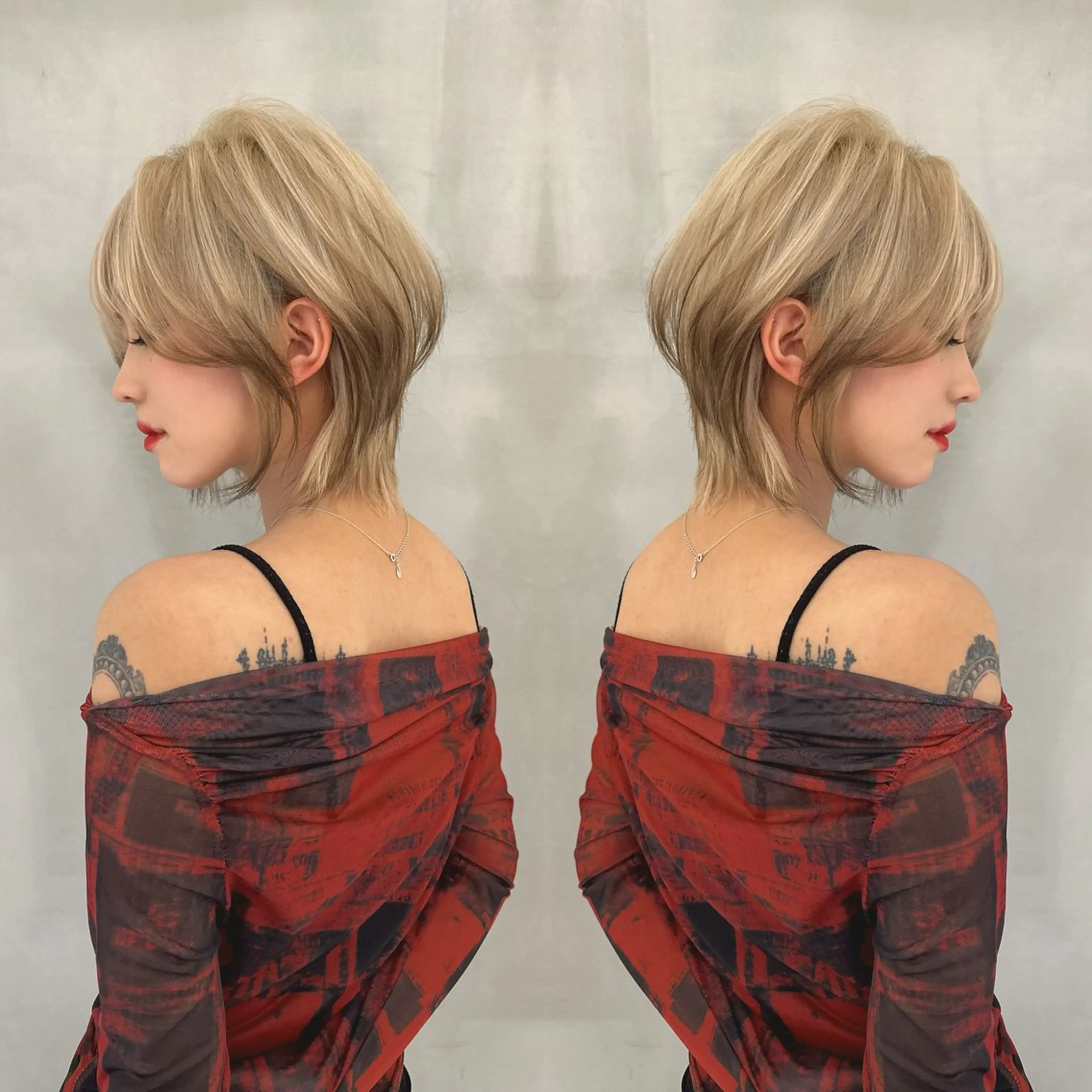 ショート カラー ヘアカラー 透明感カラー shuheiのヘアスタイル