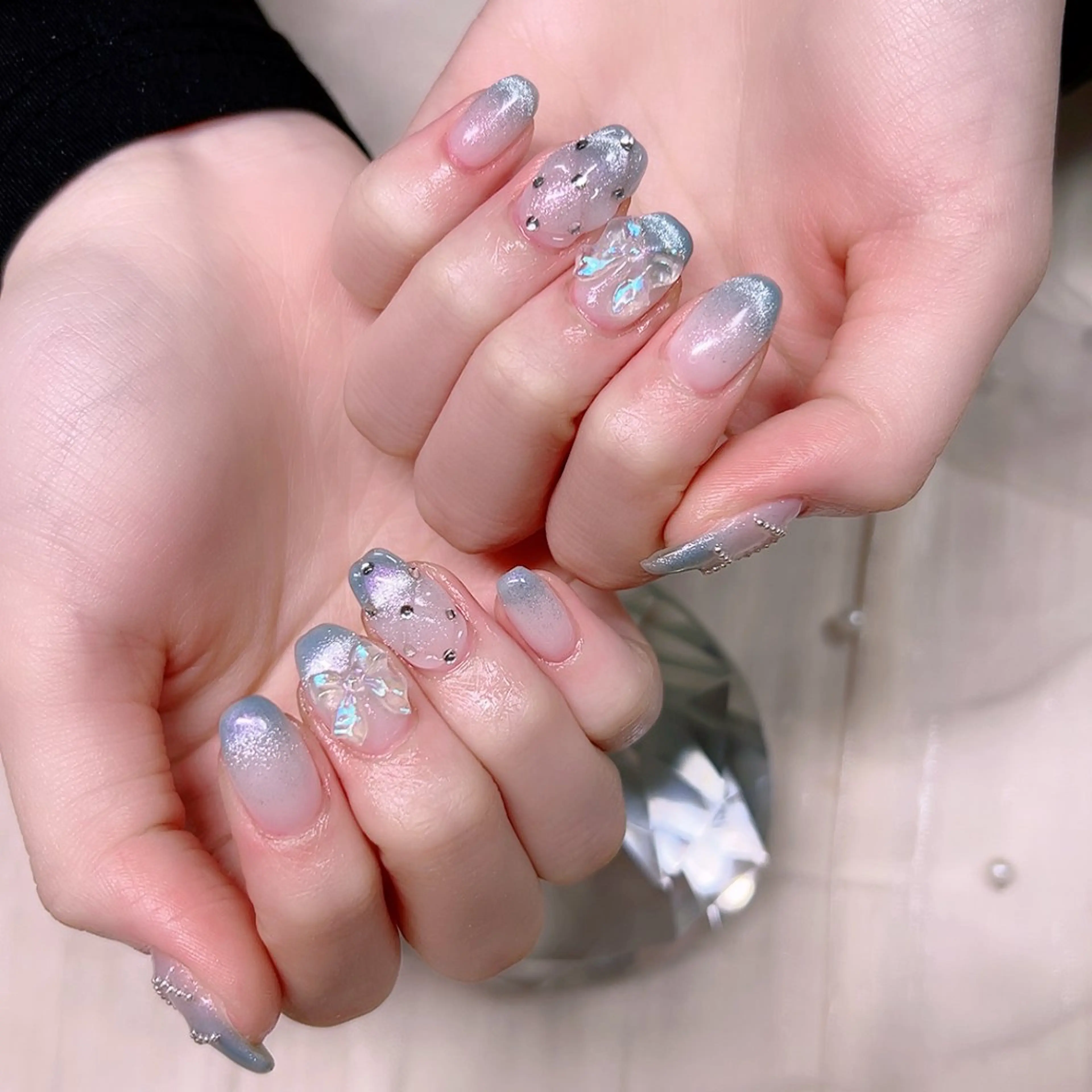 ネイル ハート マグネットネイル Cute Tips nailのネイルデザイン