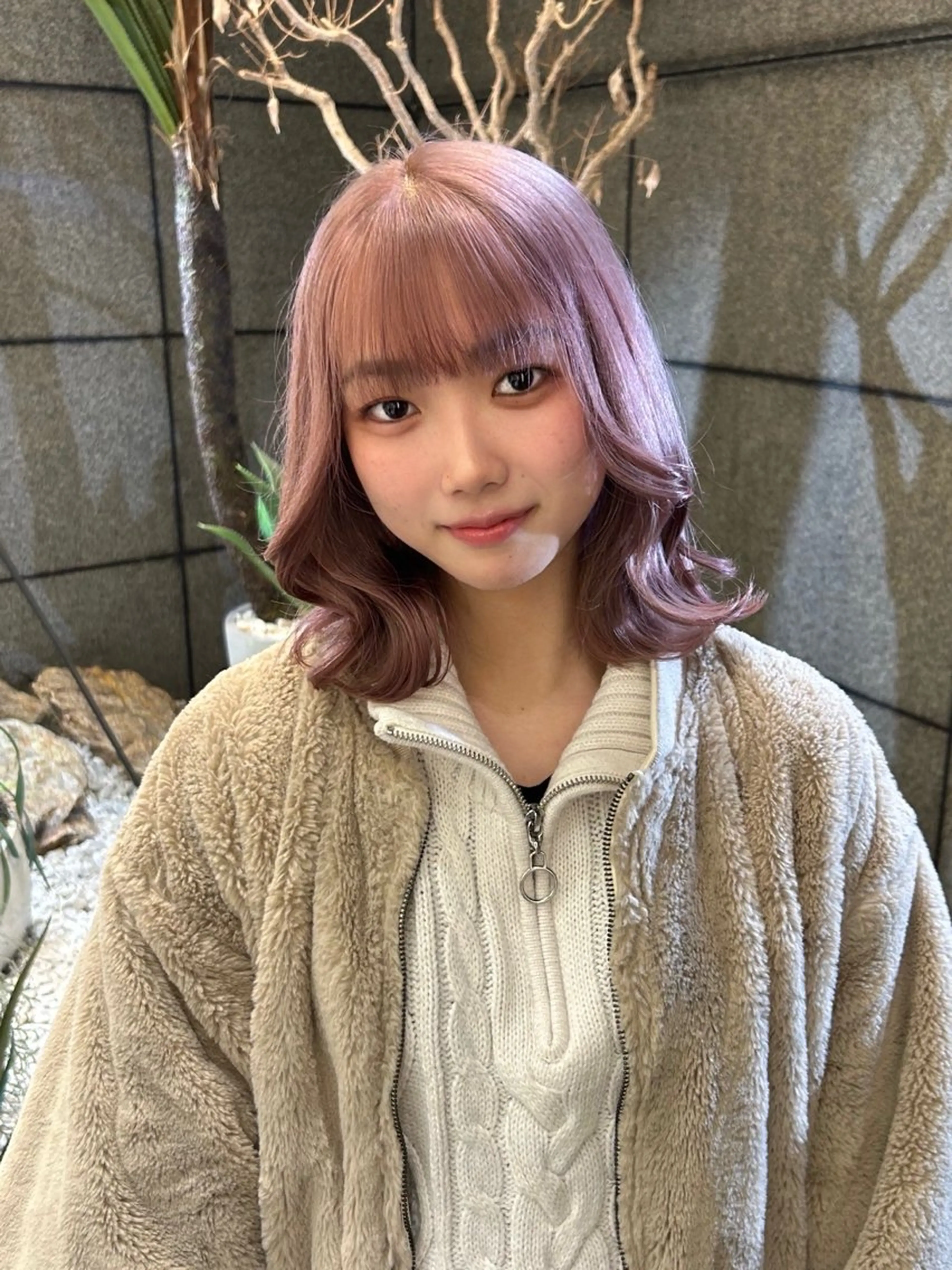 ミディアム カラー カット ヘアカラー トリートメント 🇰🇷韓国スタイル /束間まつげ🎀ミキのマツエク・マツパデザイン