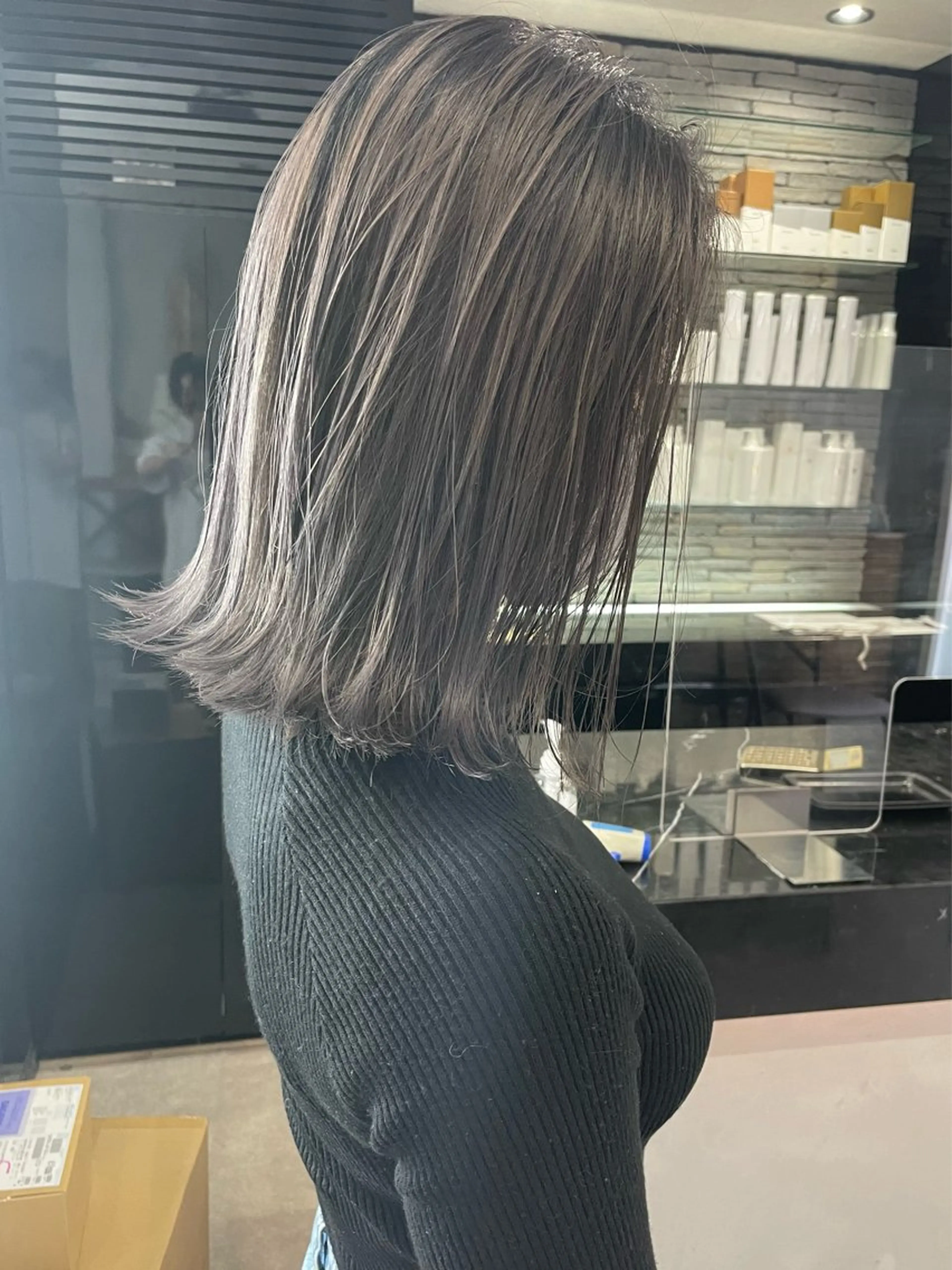 ミディアム カラー 🌟anri🌟 🩶カラーモデル🩶のヘアスタイル