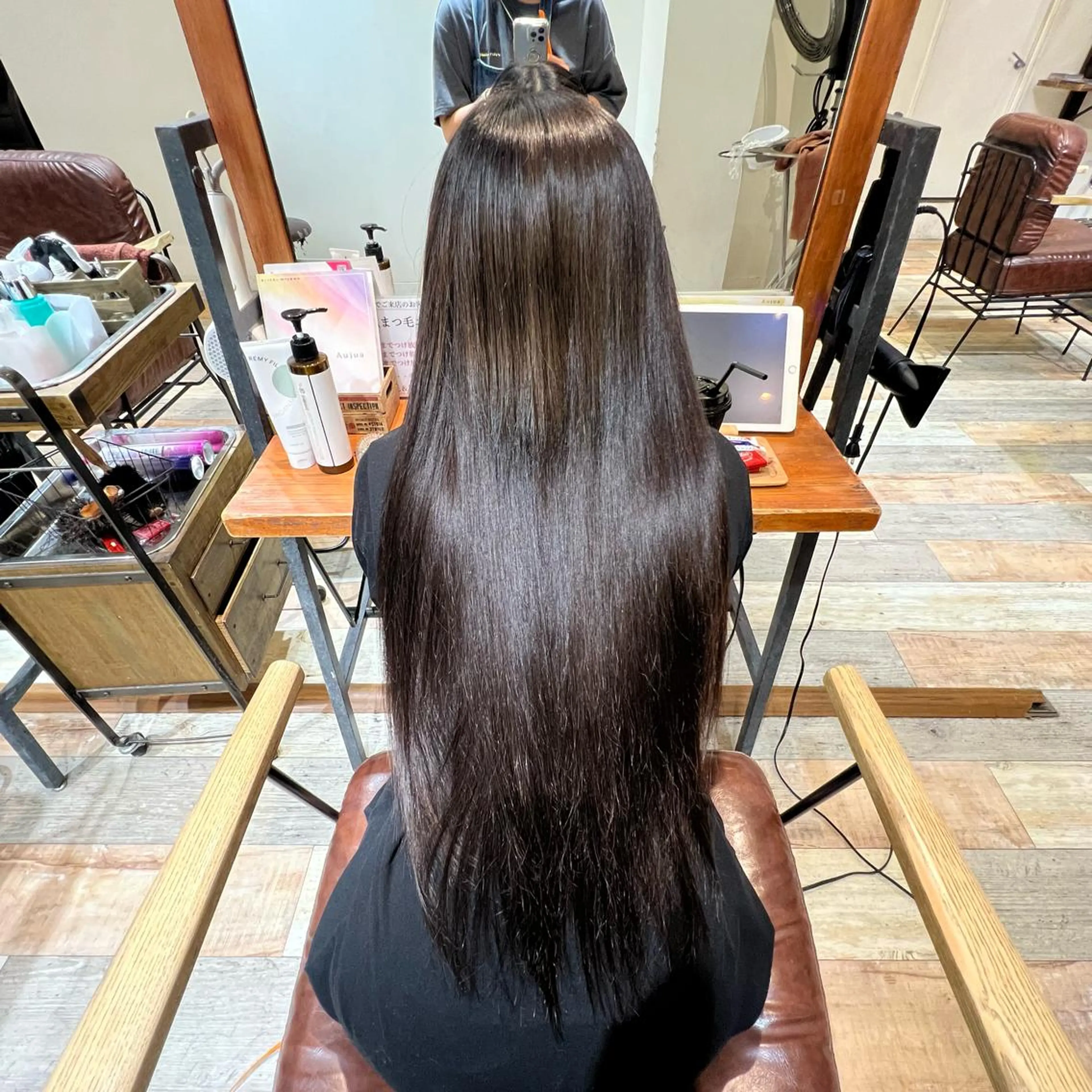 ロング カット ヘアカラー トリートメント エクステ 艶髪／シールエクステ 🌻ノゾミ🌻のヘアスタイル