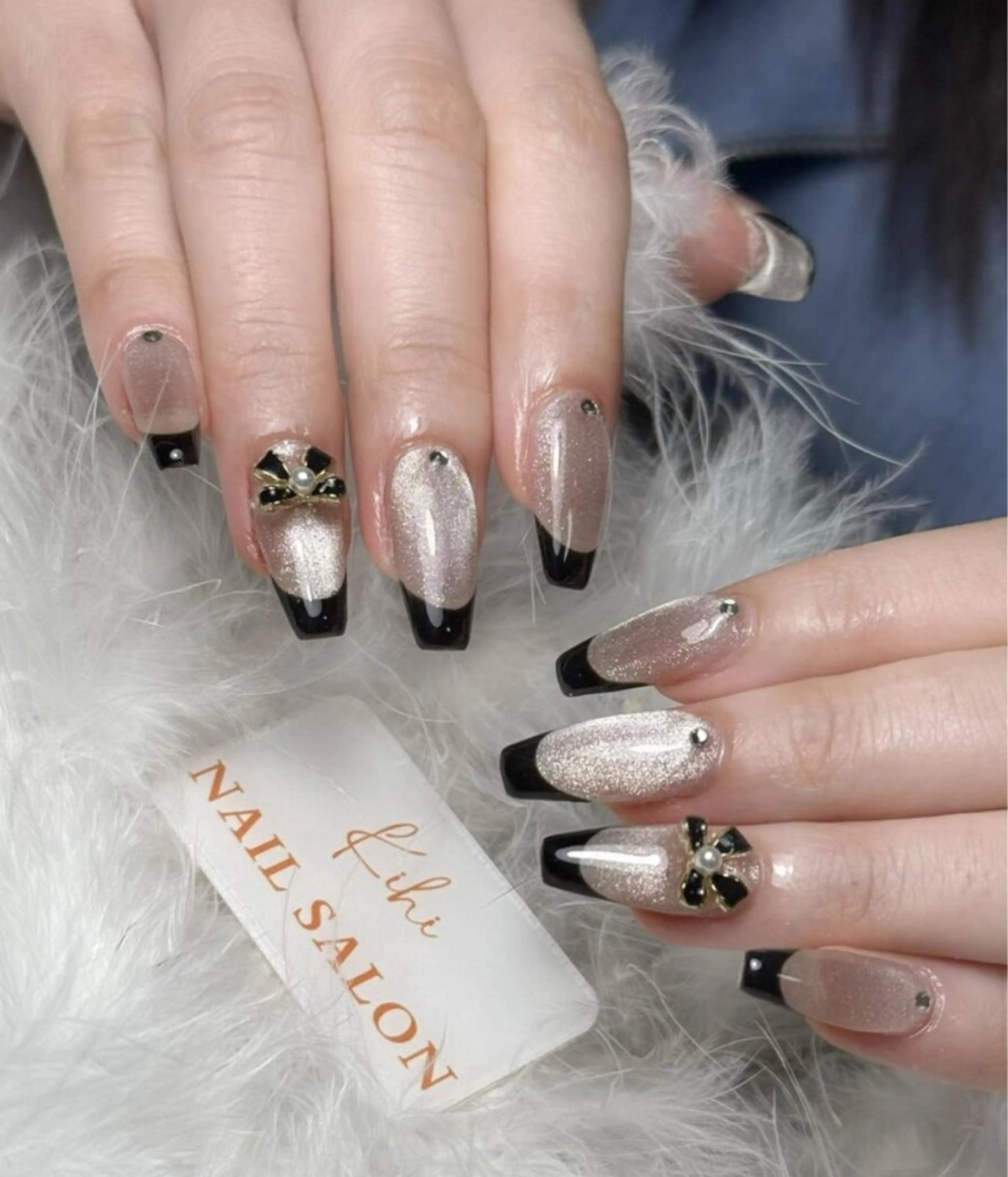 ネイル アートネイル フレンチネイル ジェルネイル グラデーション 韓国ネイル 村中 ハナのネイルデザイン