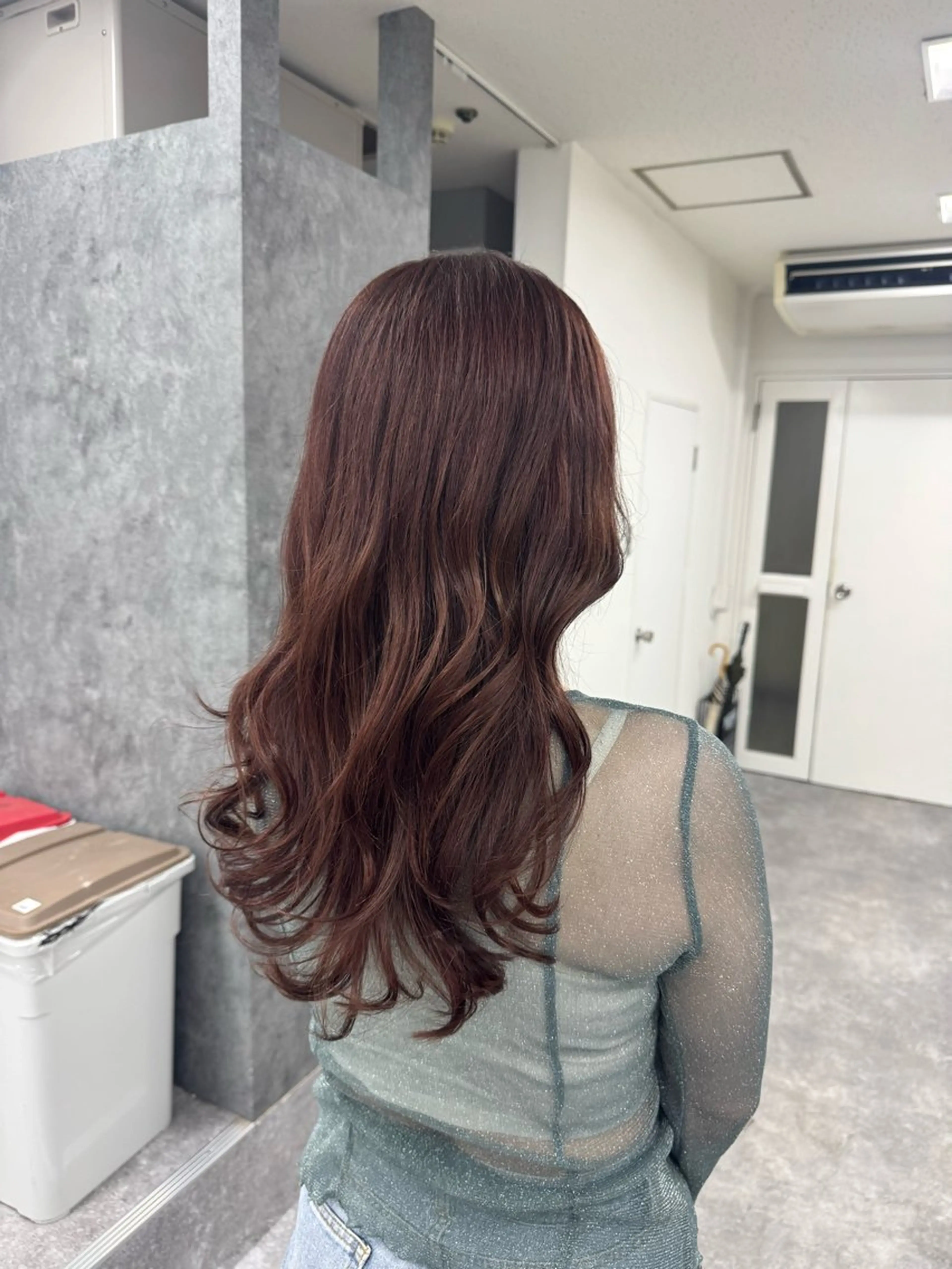 セミロング 髪質改善 ヘアカラー トリートメント Eir 神戸所属・髪質改善/縮毛矯正 長井 美佐子のヘアスタイル