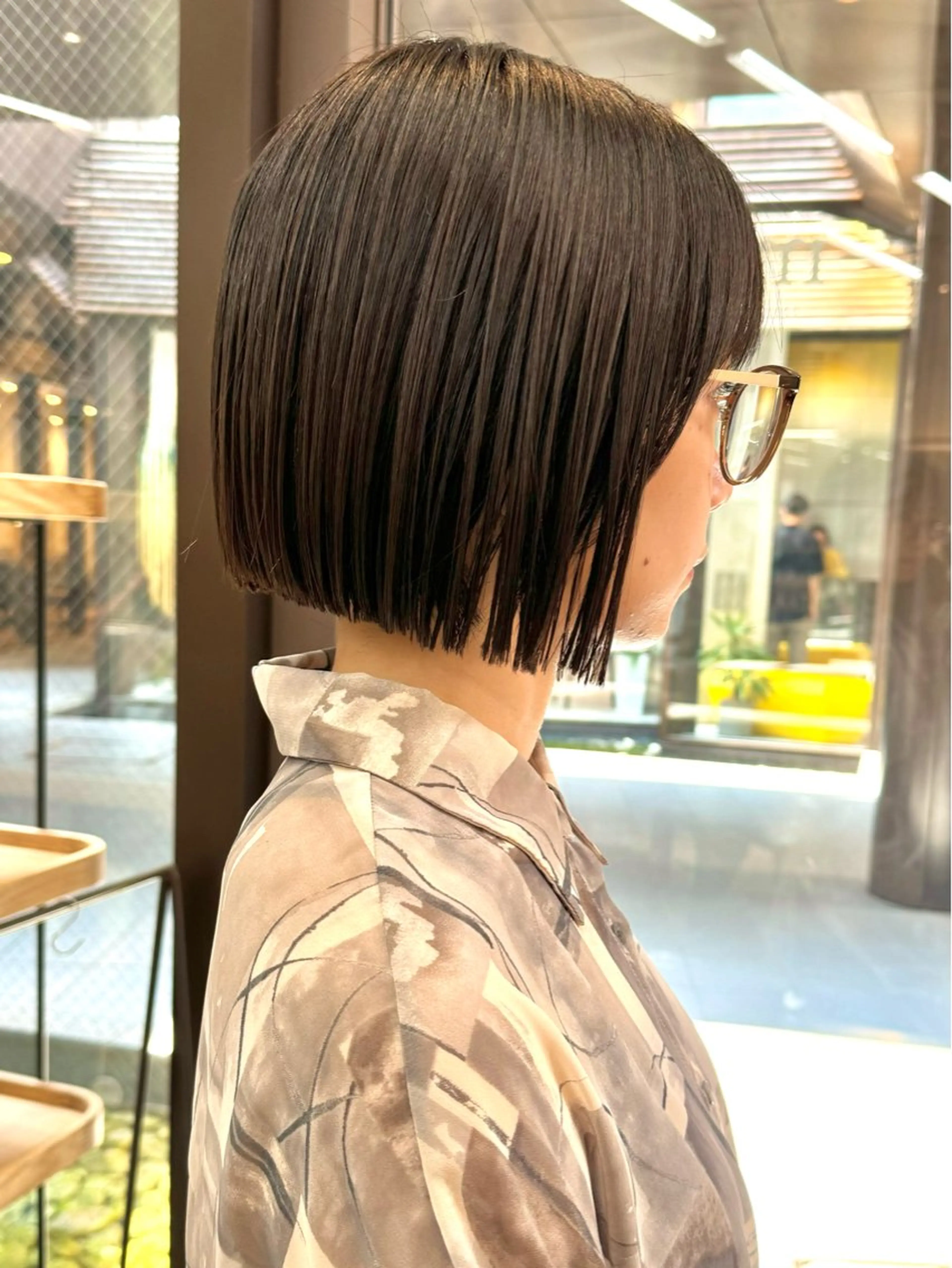 ショート パーマ ボブ ショートヘア 縮毛矯正 カット 縮毛矯正 トリートメント mee.表参道所属・ボブ/ショート /パーマ/shinのヘアスタイル