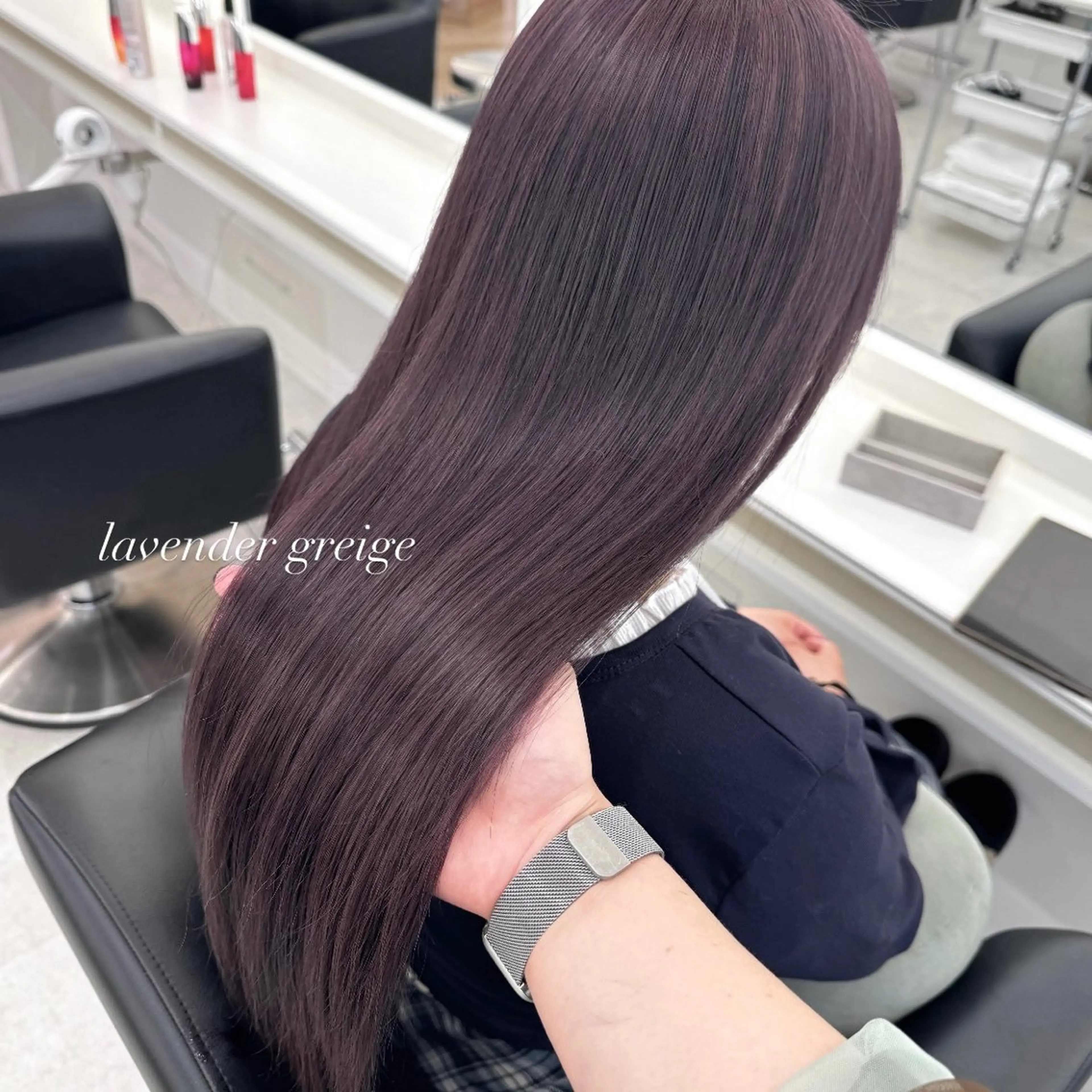 ロング ヘアカラー Parve Mix / 根本 梨湖🫧のヘアスタイル