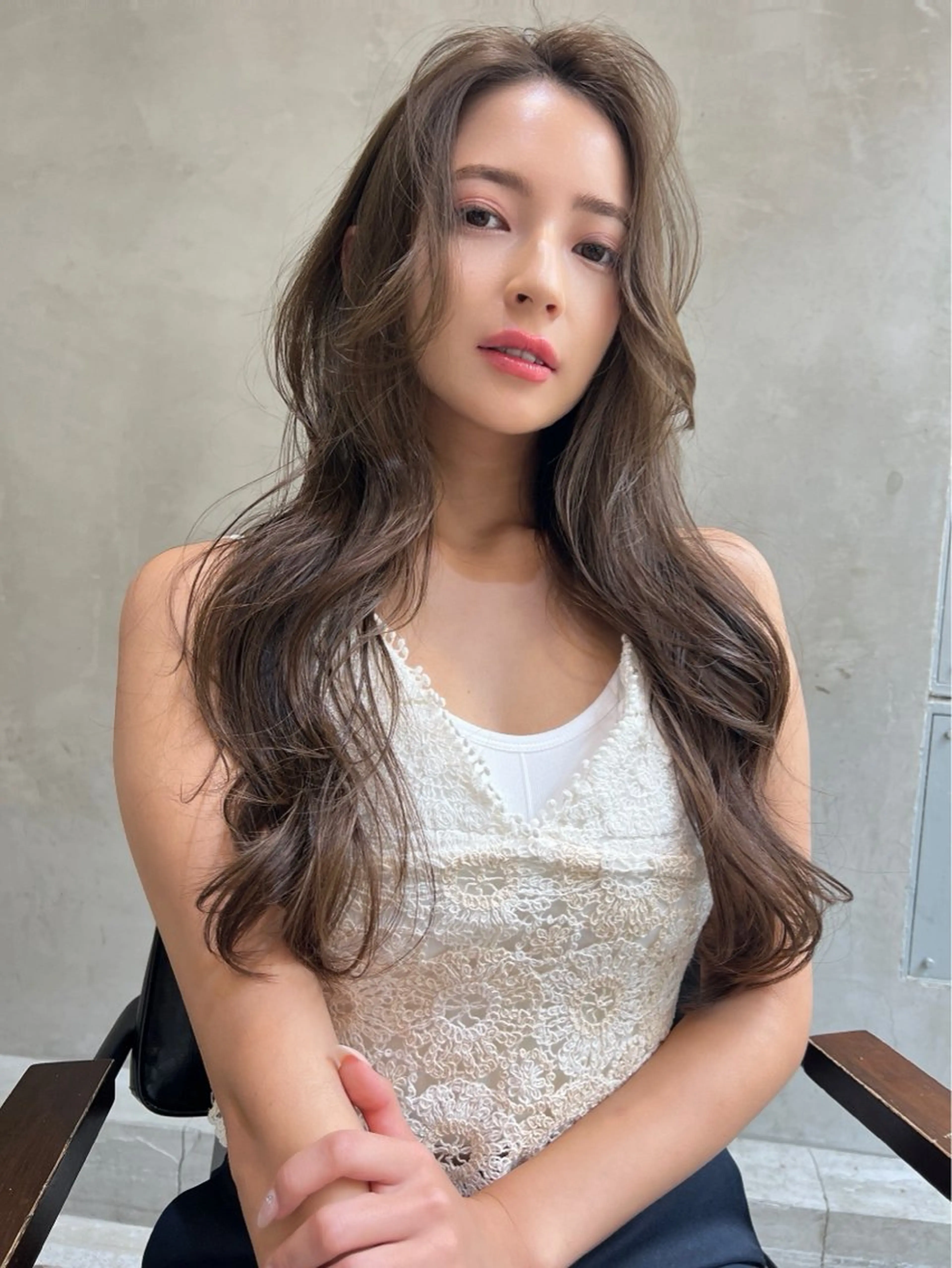 ロング カラー Ameri所属・艶髪／韓国ヘア🎀 Kanon︎︎⁺.のヘアスタイル