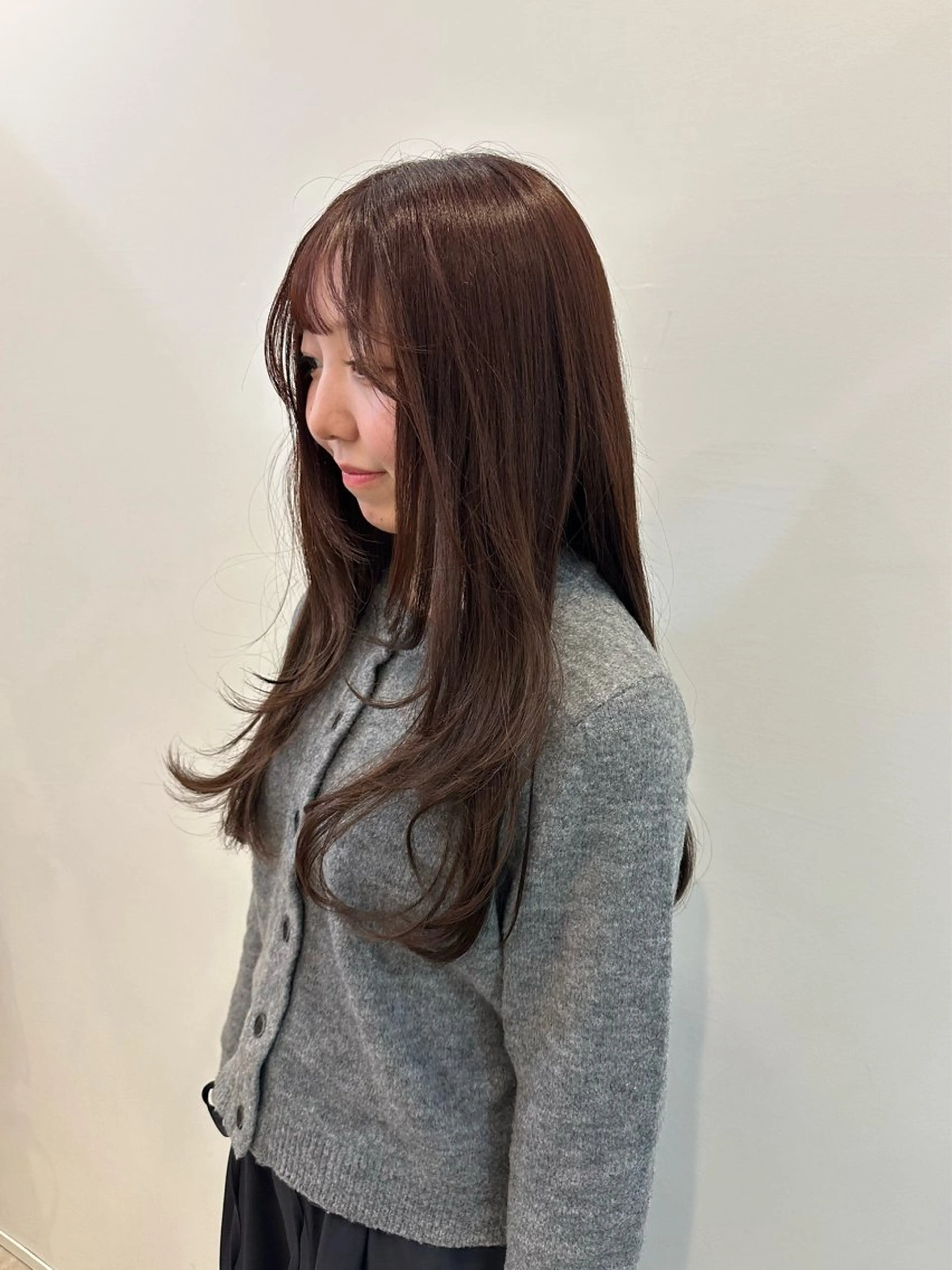 ロング カラー カット ヘアカラー トリートメント レイヤー/ナチュラル 💐nao.のヘアスタイル