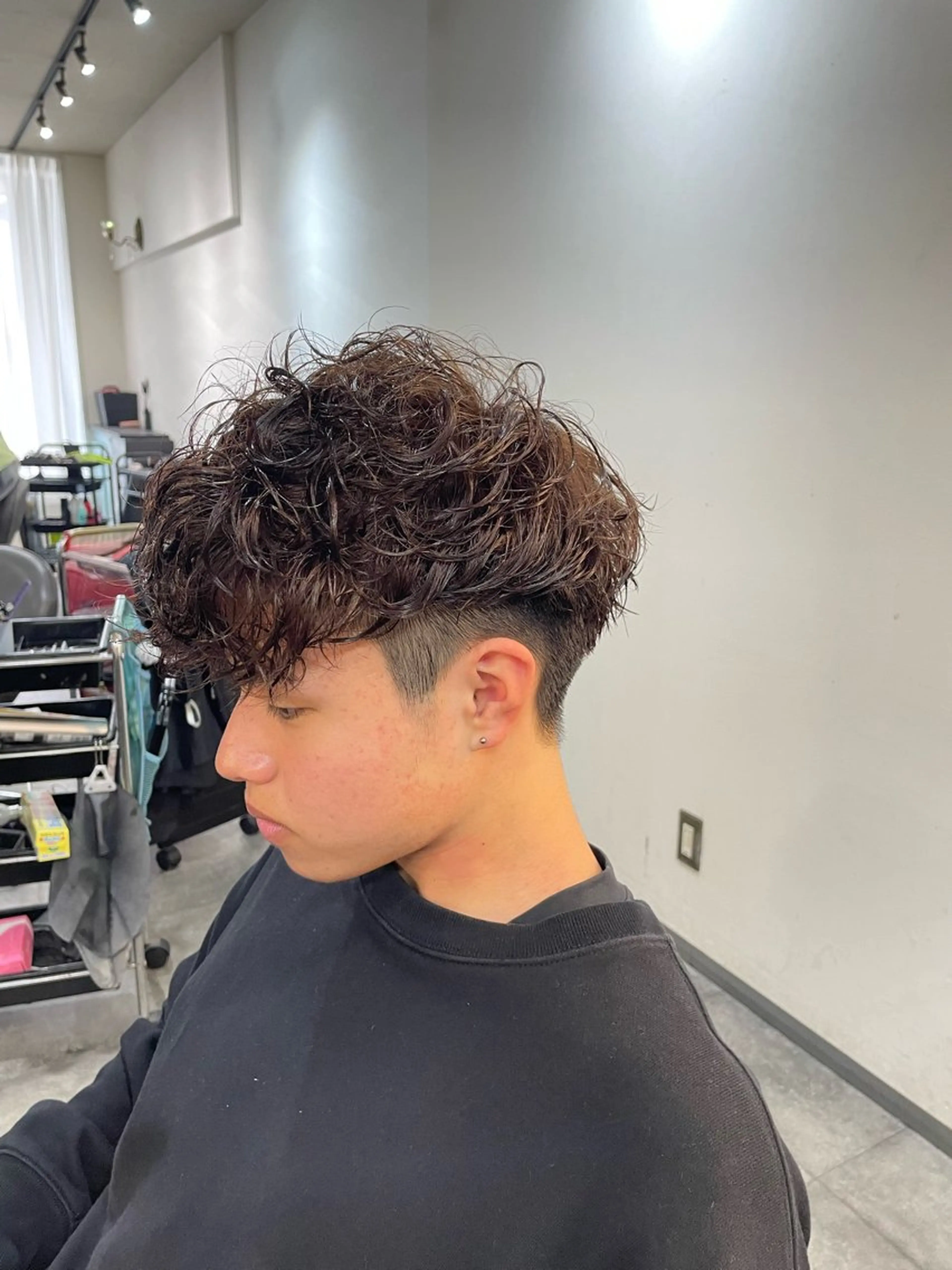 ショート パーマ カット パーマ Leggu所属・木田 智大のヘアスタイル