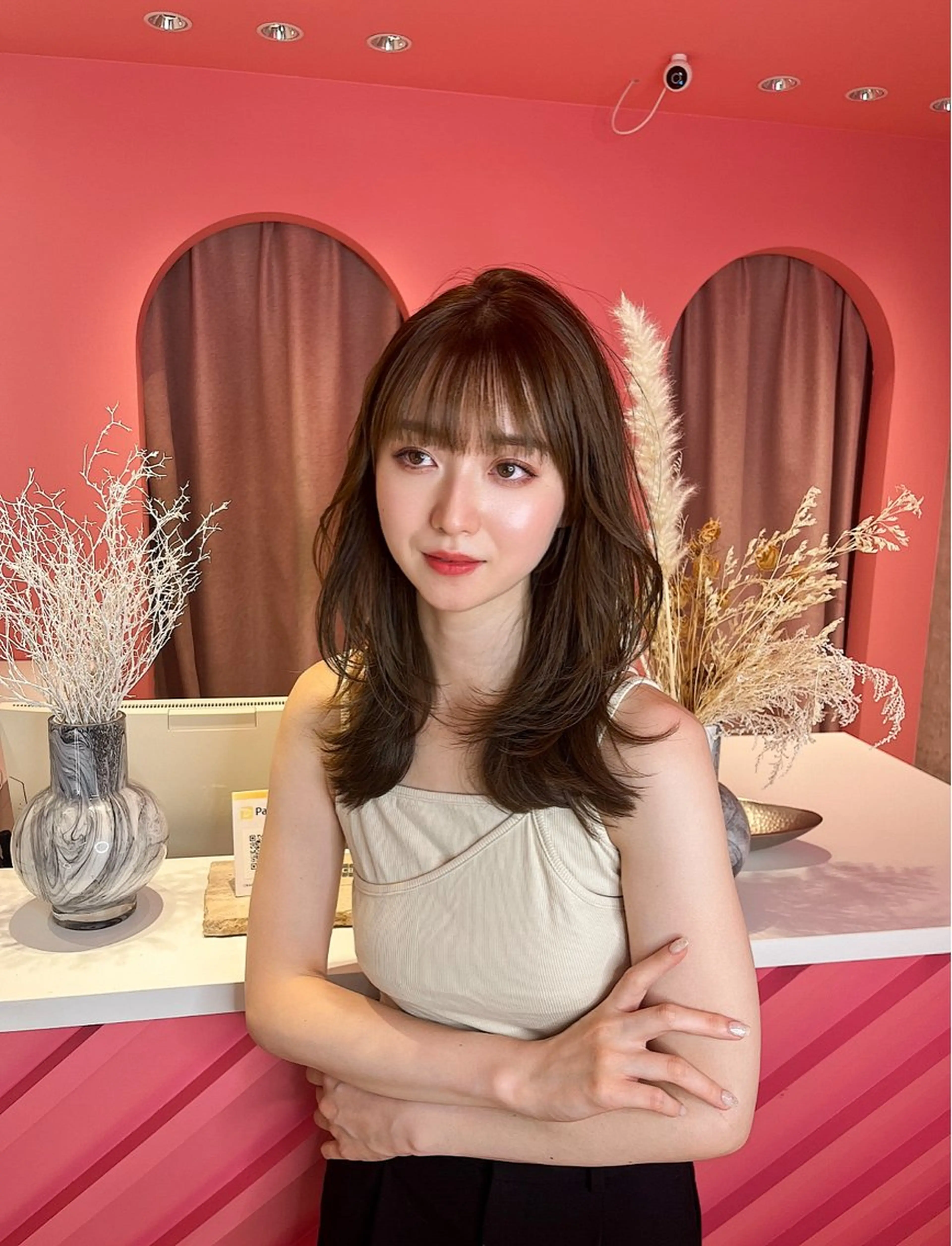 ロング カラー 縮毛矯正/レイヤー/ 髪質改善/龍之介のヘアスタイル