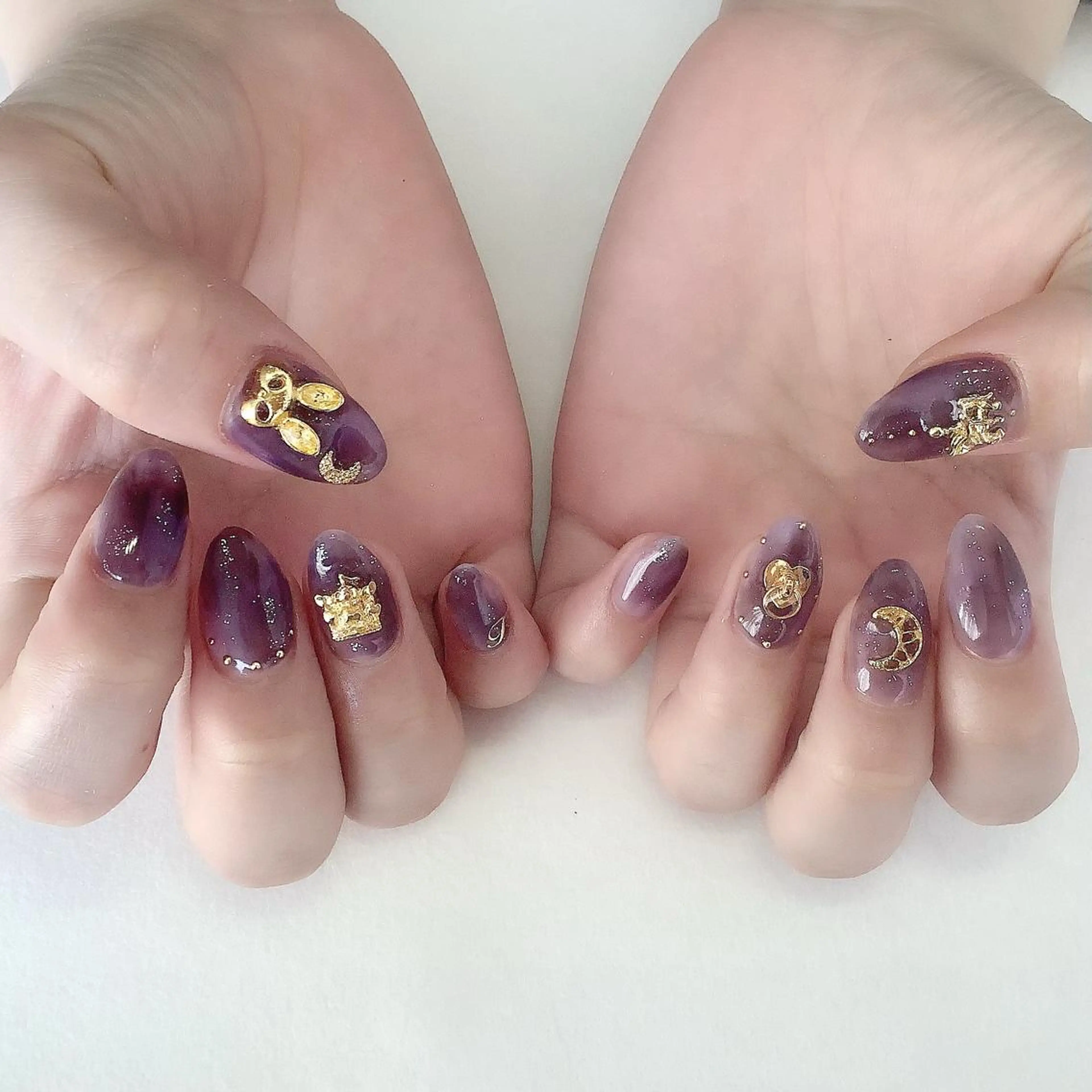 ネイル ハンドネイル 💎🐰 saki. m 🐰💎のネイルデザイン