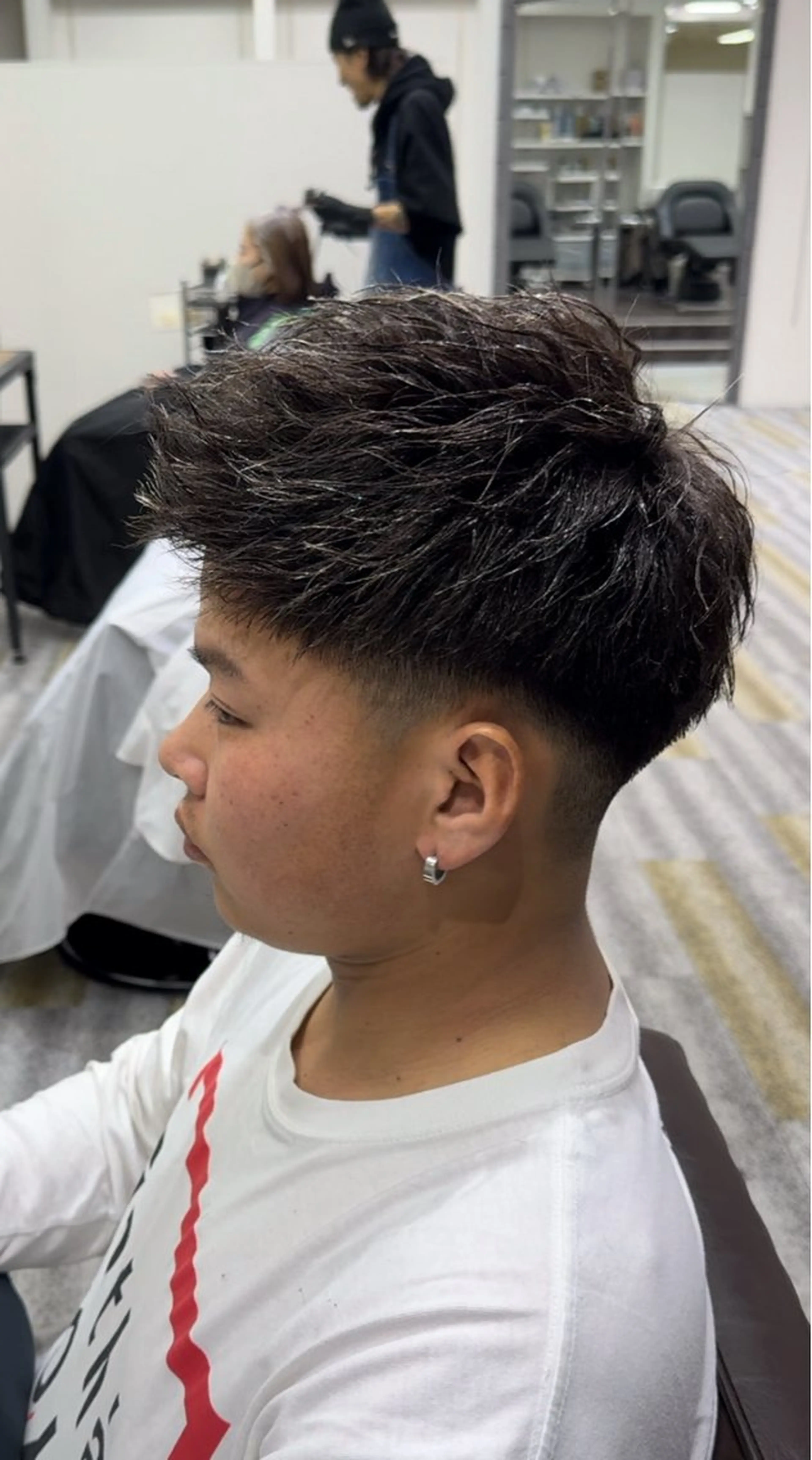 ショート メンズ カット 【メンズ特化】岩瀬 武【メンズパーマ】のヘアスタイル