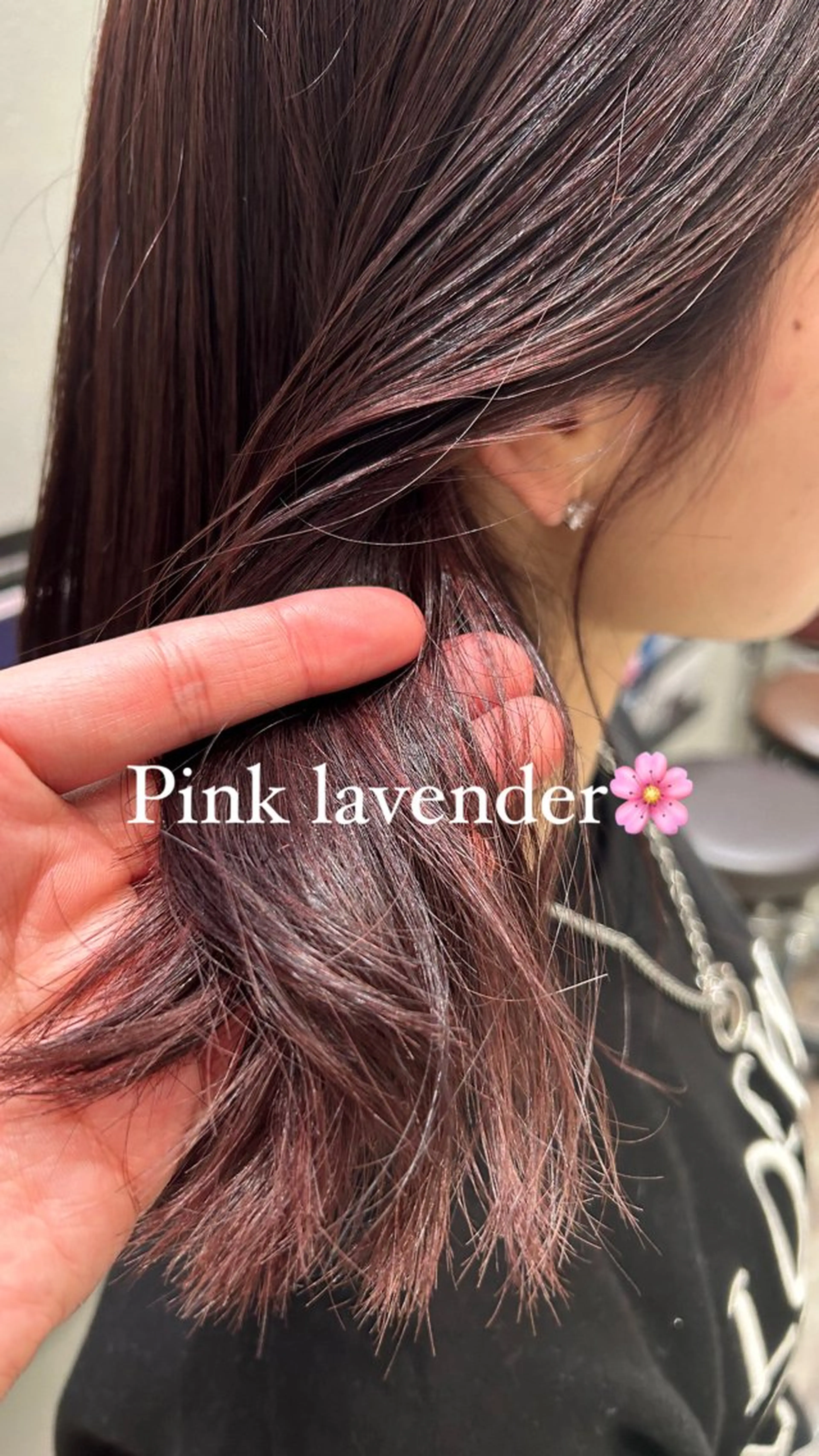 セミロング k-twoあべのキューズモール店所属・k-two☁あべの/ 艶感カラー/Touaのヘアスタイル