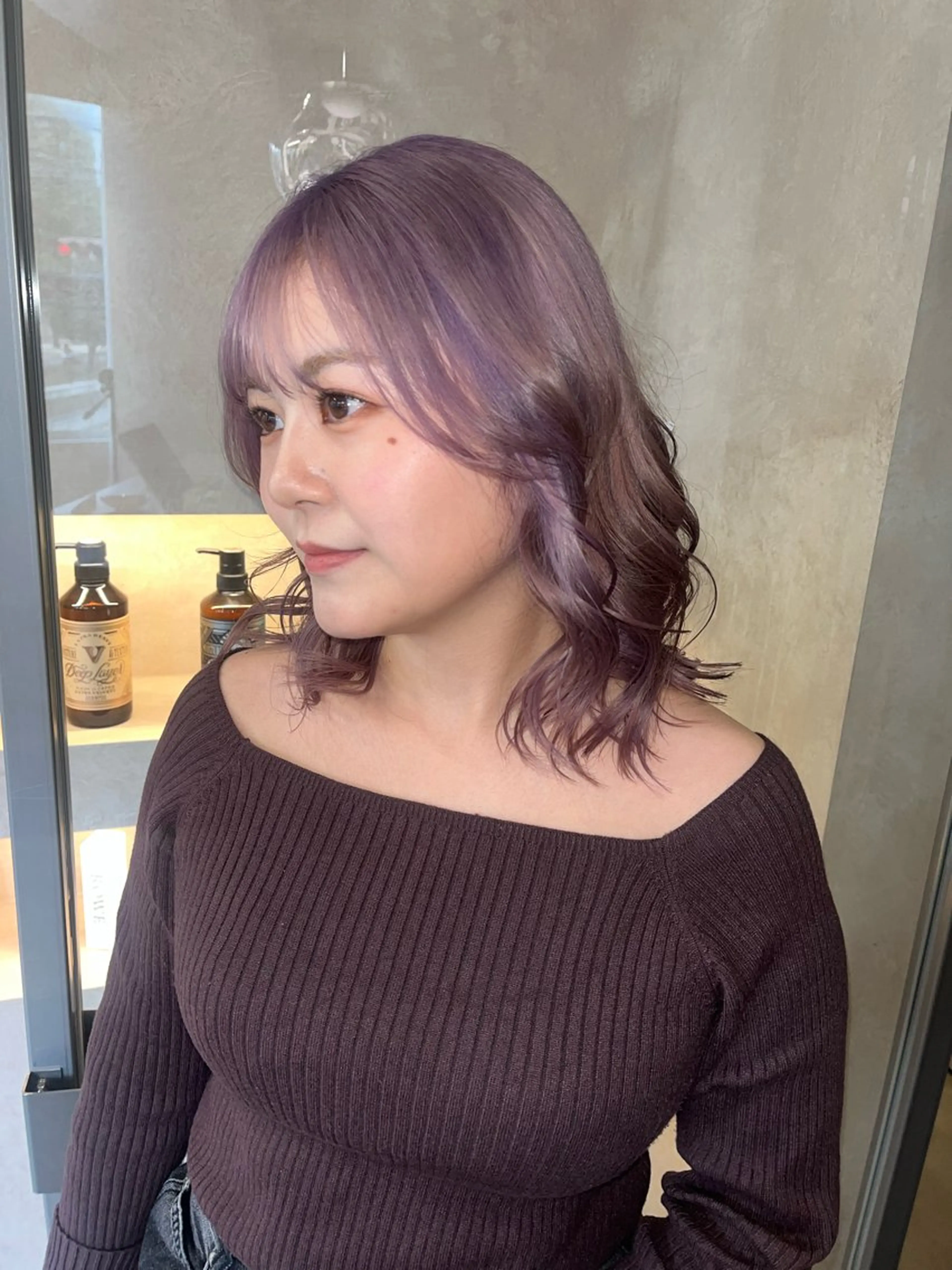 ミディアム カラー ヘアカラー Bërg所属・Bërg mimi ‎ ౨ৎ⋆のヘアスタイル