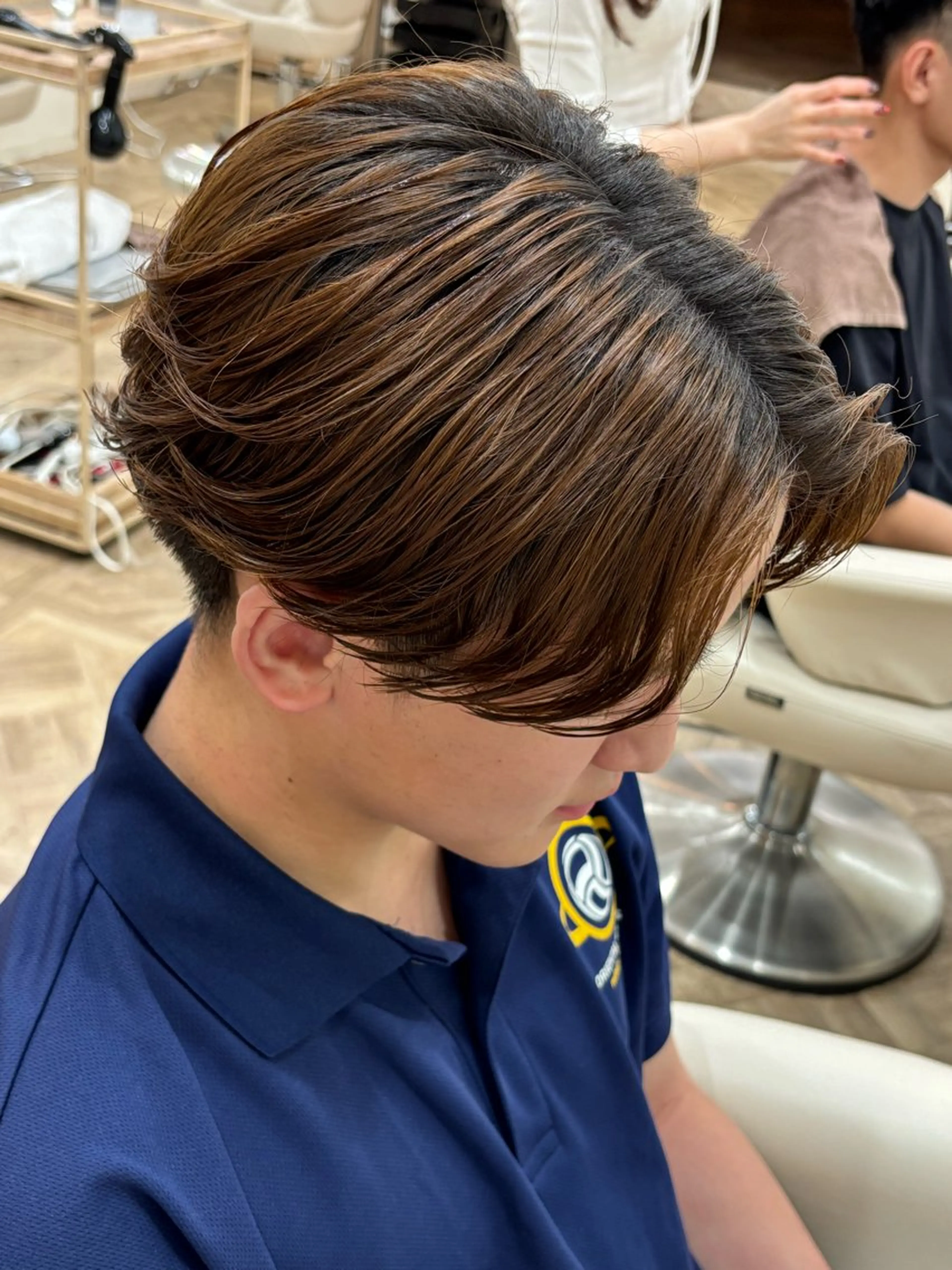 ショート パーマ メンズ メンズパーマ ニュアンスパーマ カット パーマ トリートメント パーマ職人DAIKI ツイスパ/波巻きのヘアスタイル