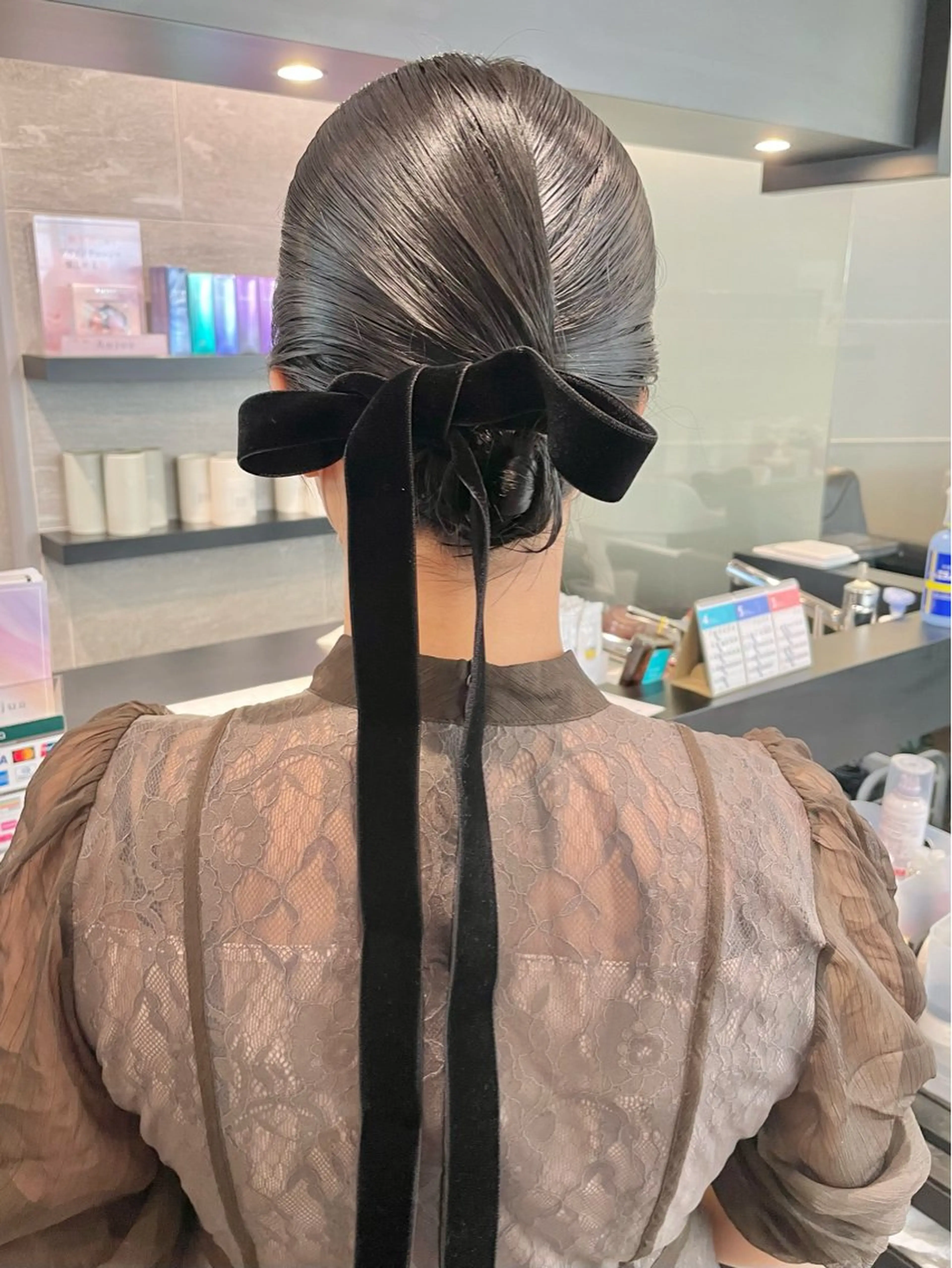 ミディアム ヘアアレンジ ダブルカラー🦖 /髪質改善⚡️しおりのヘアスタイル