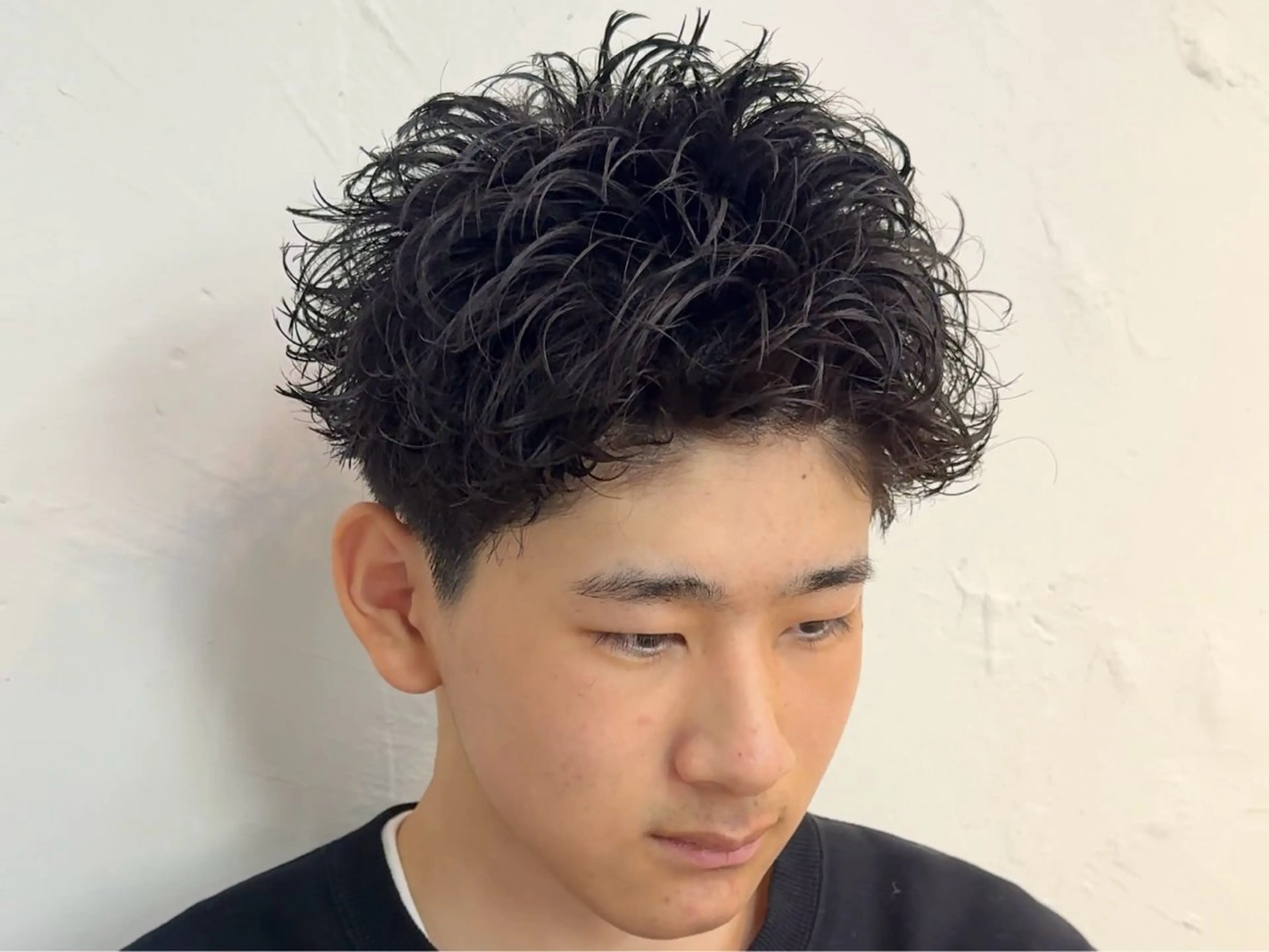 ショート パーマ メンズ カット パーマ LEN/ men’s onlyのヘアスタイル